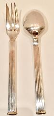 Christofle Silver Paris "Triade Gold" Flatware 27-Piece Set