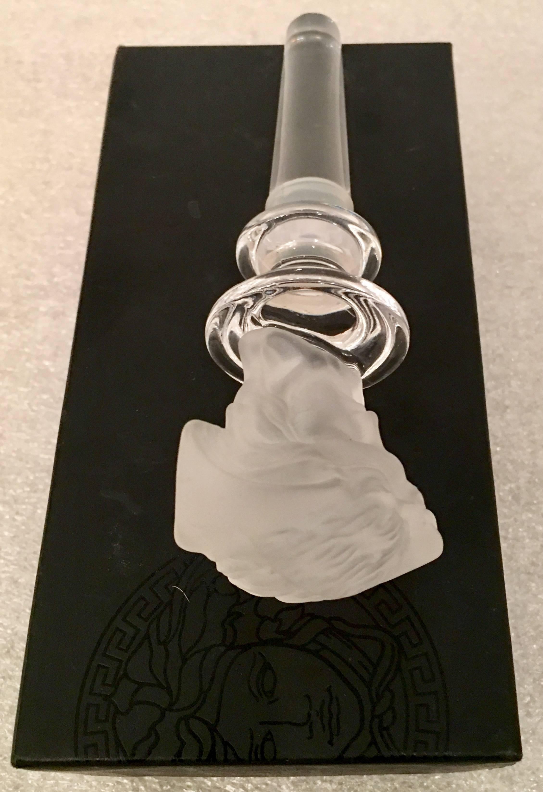 versace wine bottle stopper