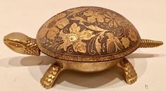 Vintage Brass Turtle Hotel Bell