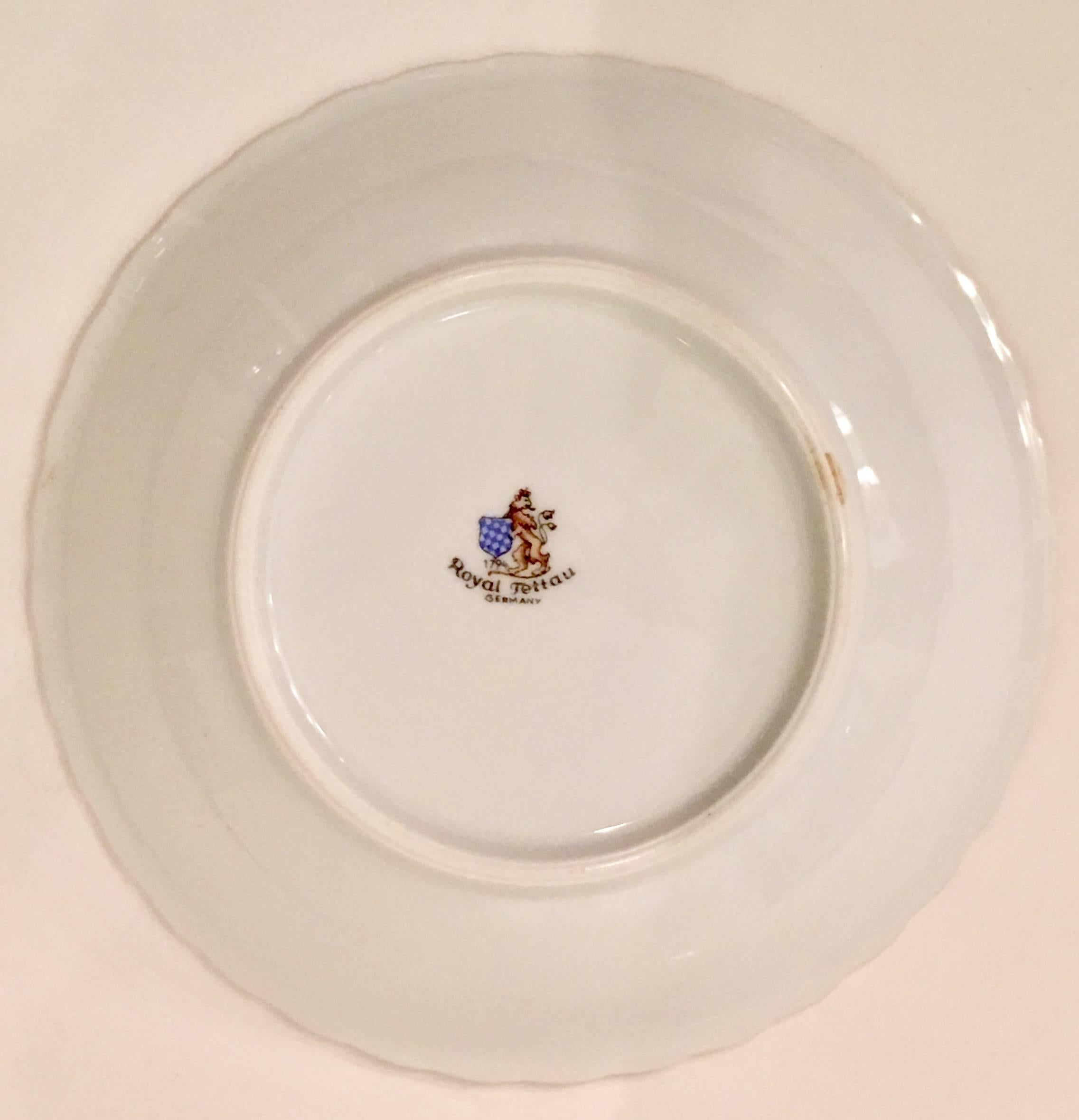 Hand-Painted German Porcelain Dinnerware 