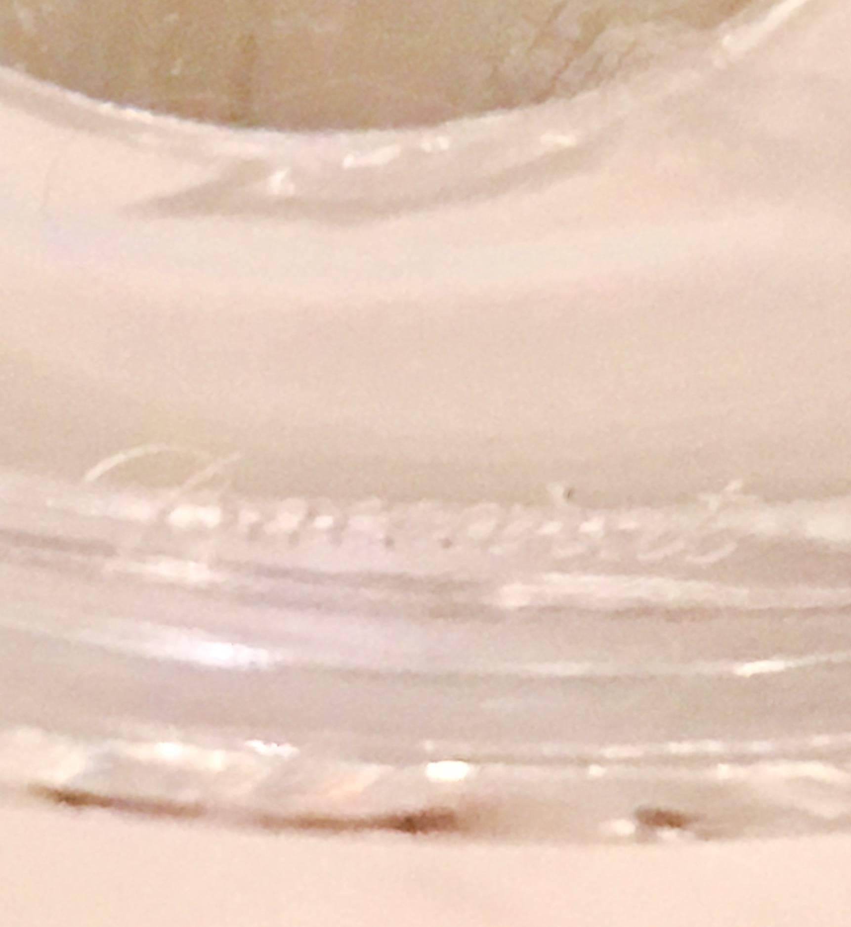 Baccarat France Crystal Champagne Flute 