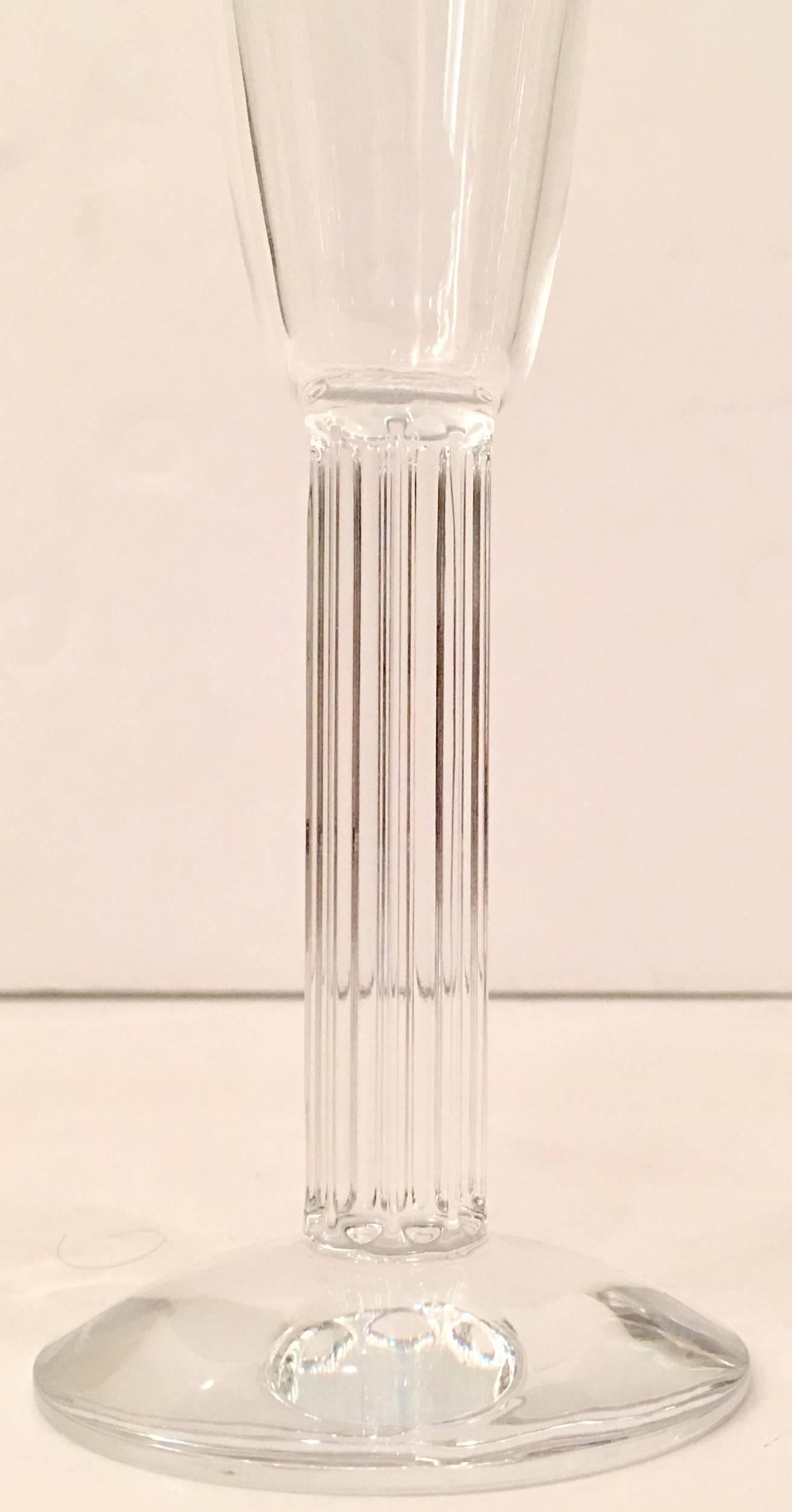 French Baccarat France Crystal Champagne Flute 