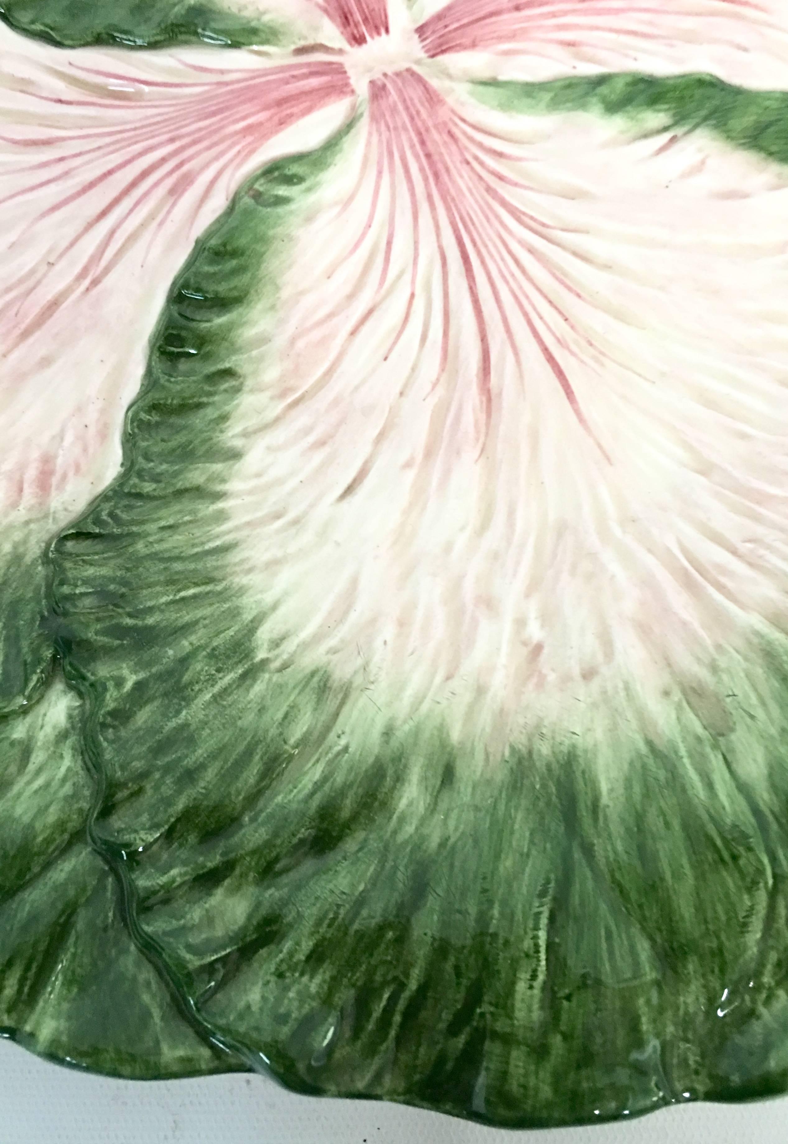 fitz and floyd cabbage leaf plate