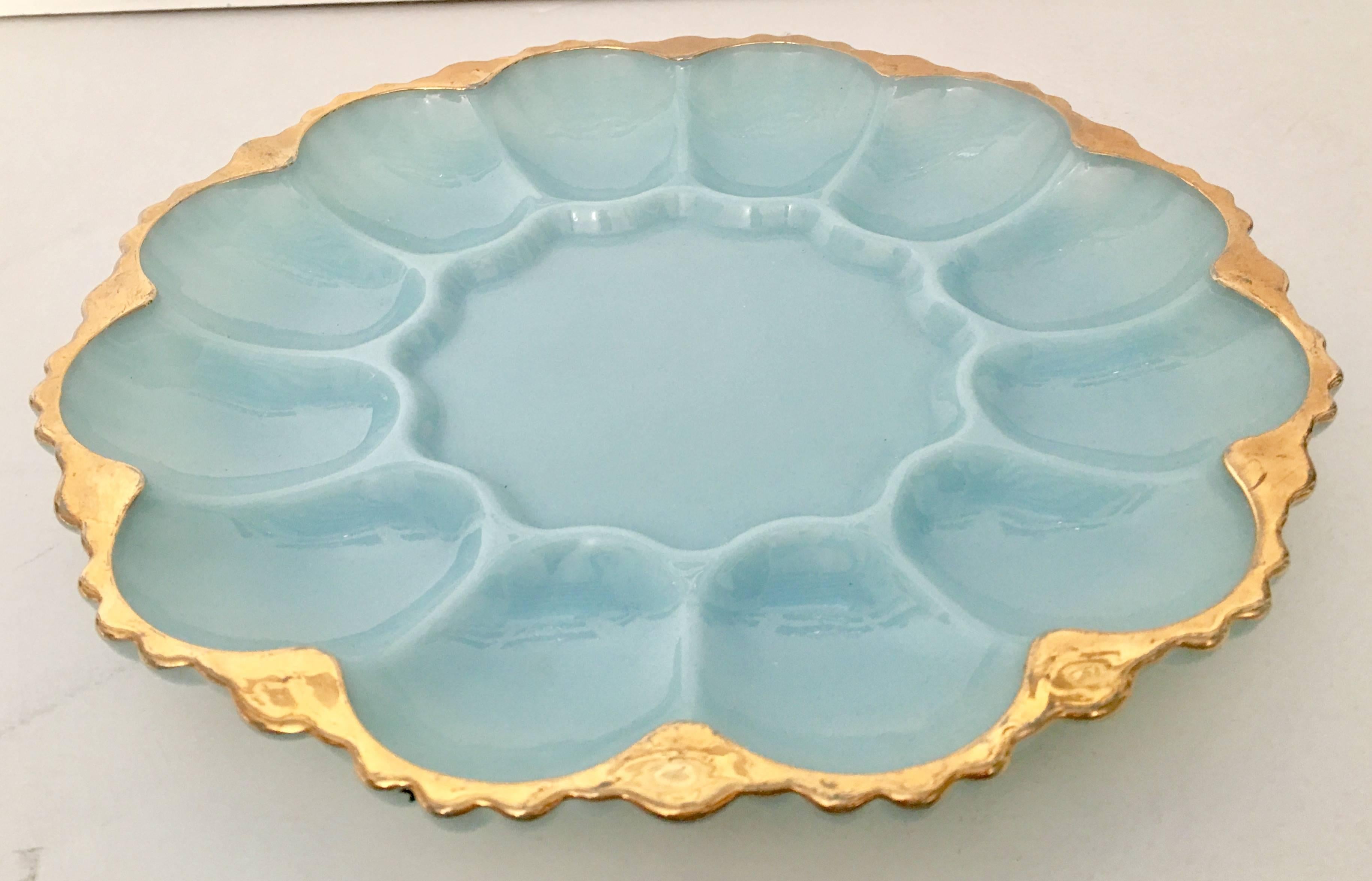 vintage milk glass deviled egg plate