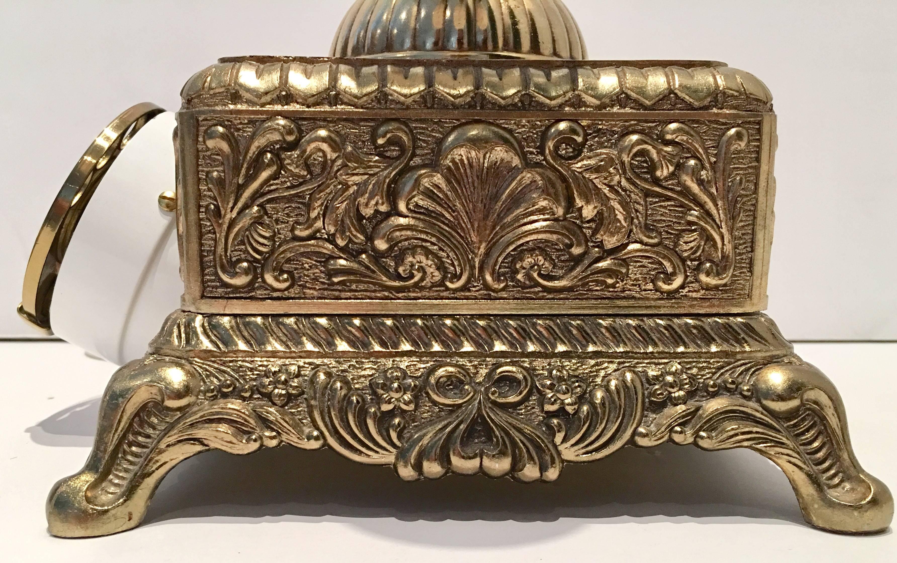 Japanese Mid-Century French Art Nouveau Style Brass Telephone