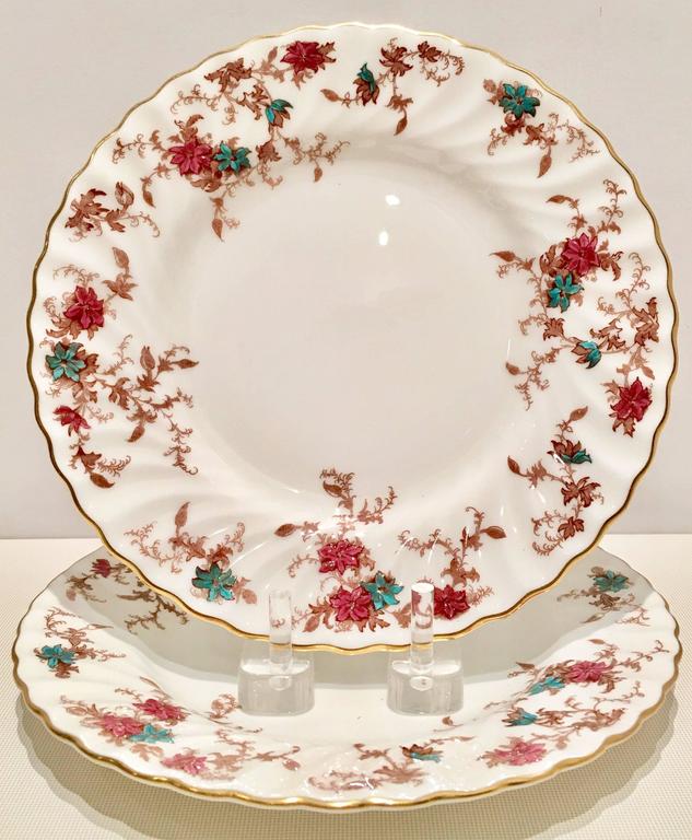 Vintage Minton England 26Piece Set of "Ancestral" Bone China Dinnerware at 1stDibs