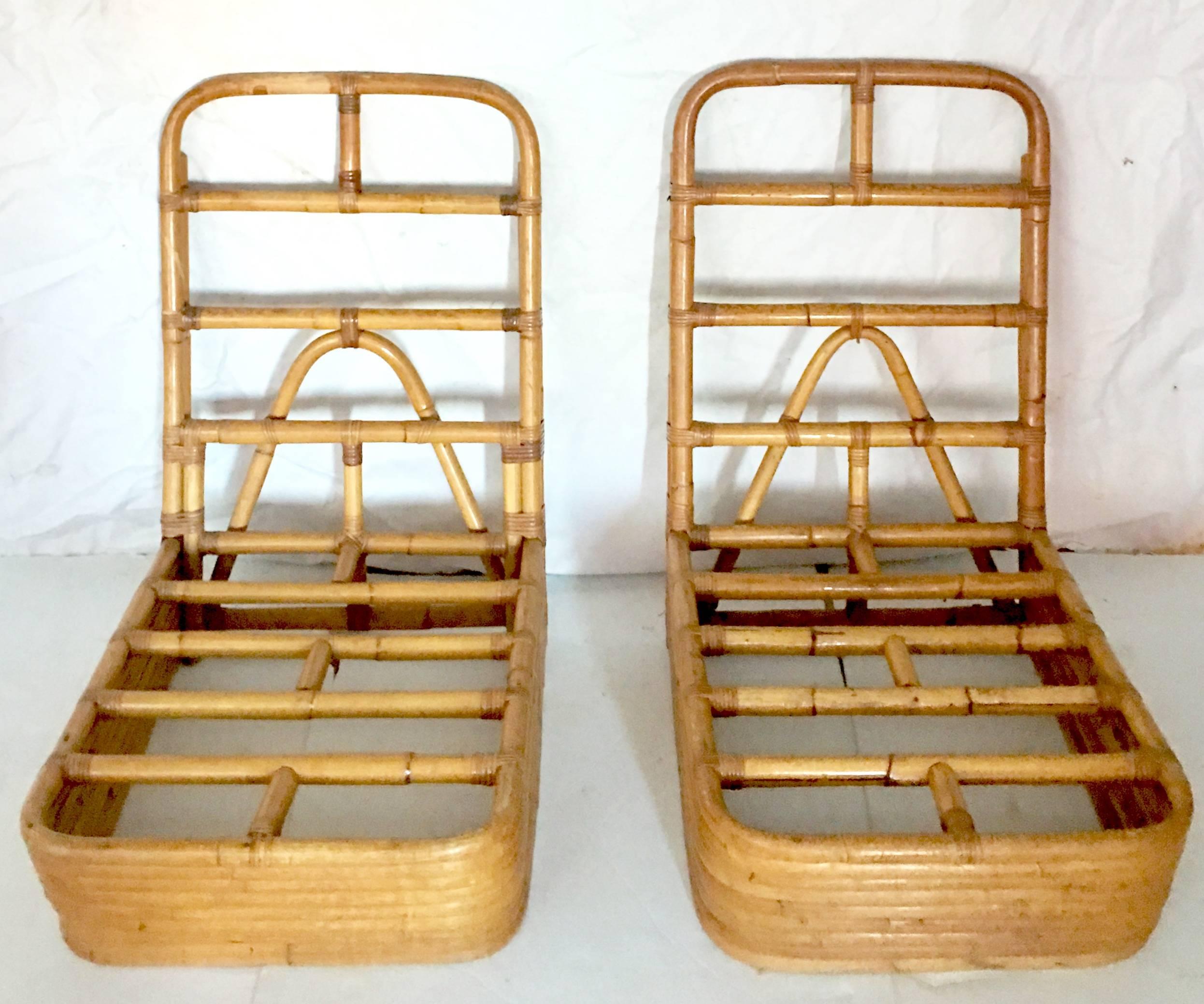Asian 40'S Art Deco Paul Frankl Designed Pair Of Slipper Chairs S/6