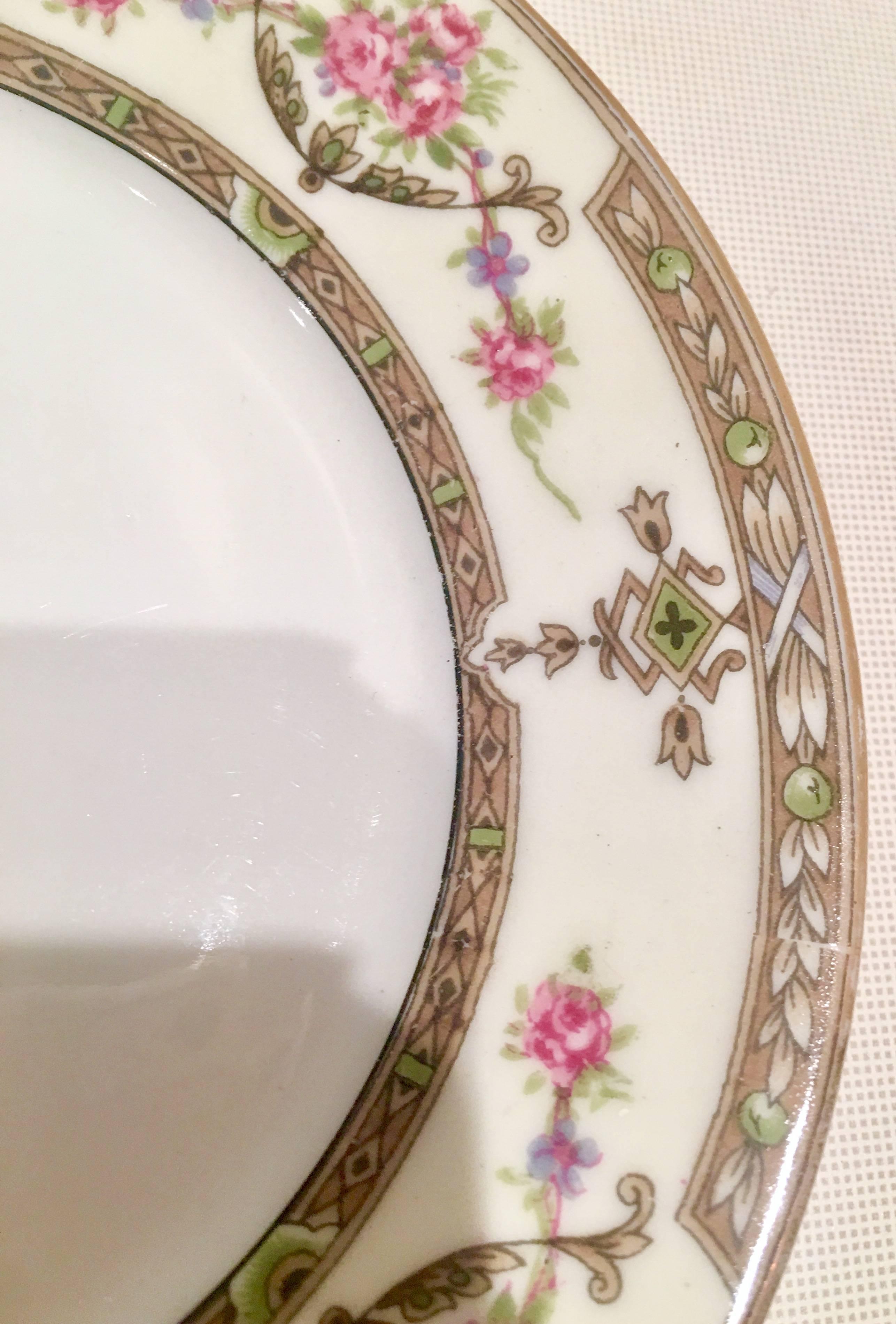 antique french porcelain dinnerware