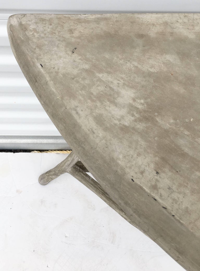 Faux Bois Concrete Twig Demilune Console Table at 1stDibs | faux bois ...