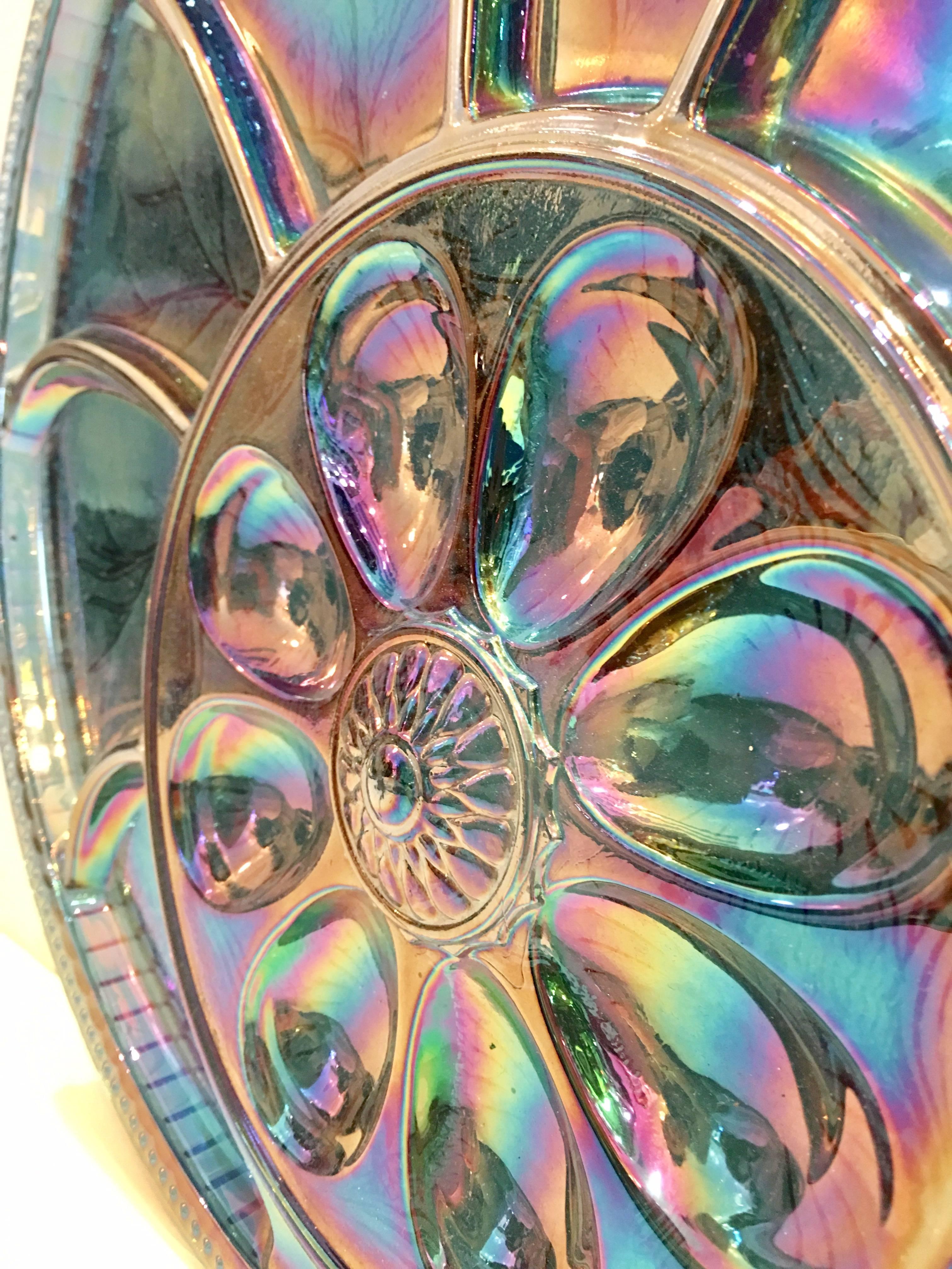 blown glass platters