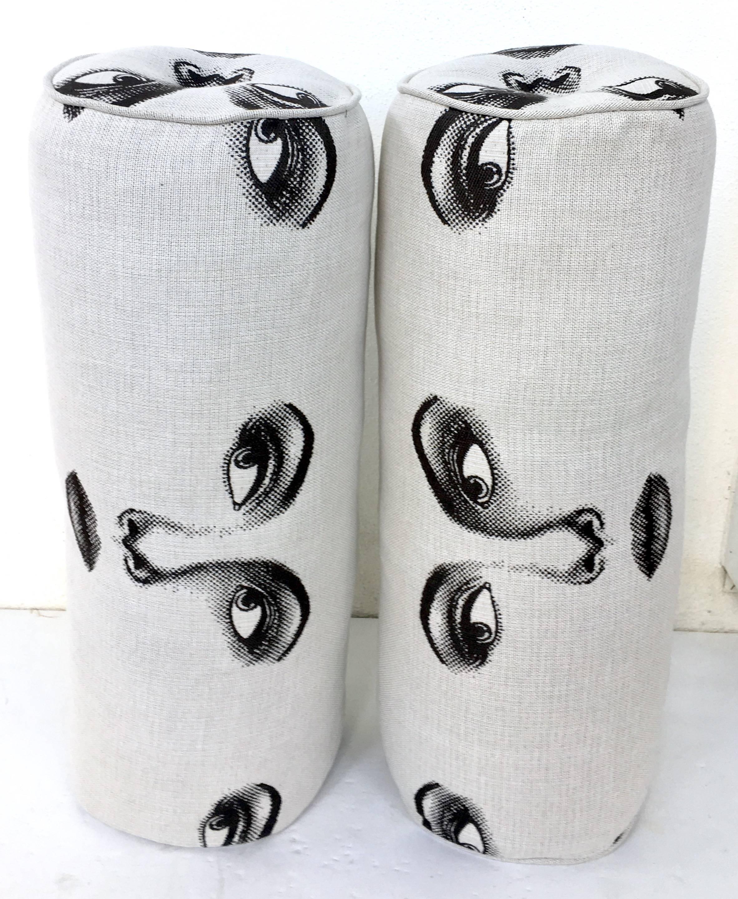 Contemporary, One Of A Kind Pair Of Fornasetti inspired 