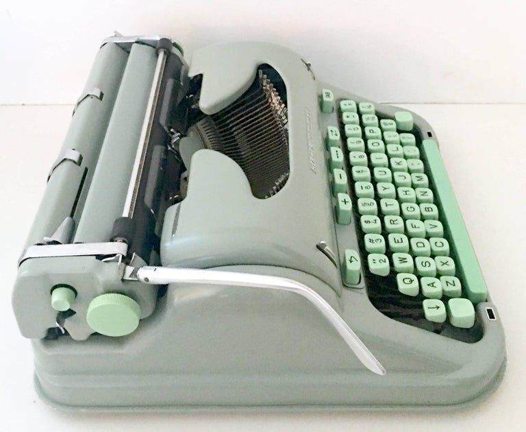 1950s Switzerland Hermes Green "3000" Typewriter at 1stDibs hermes 3000 typewriter, hermes