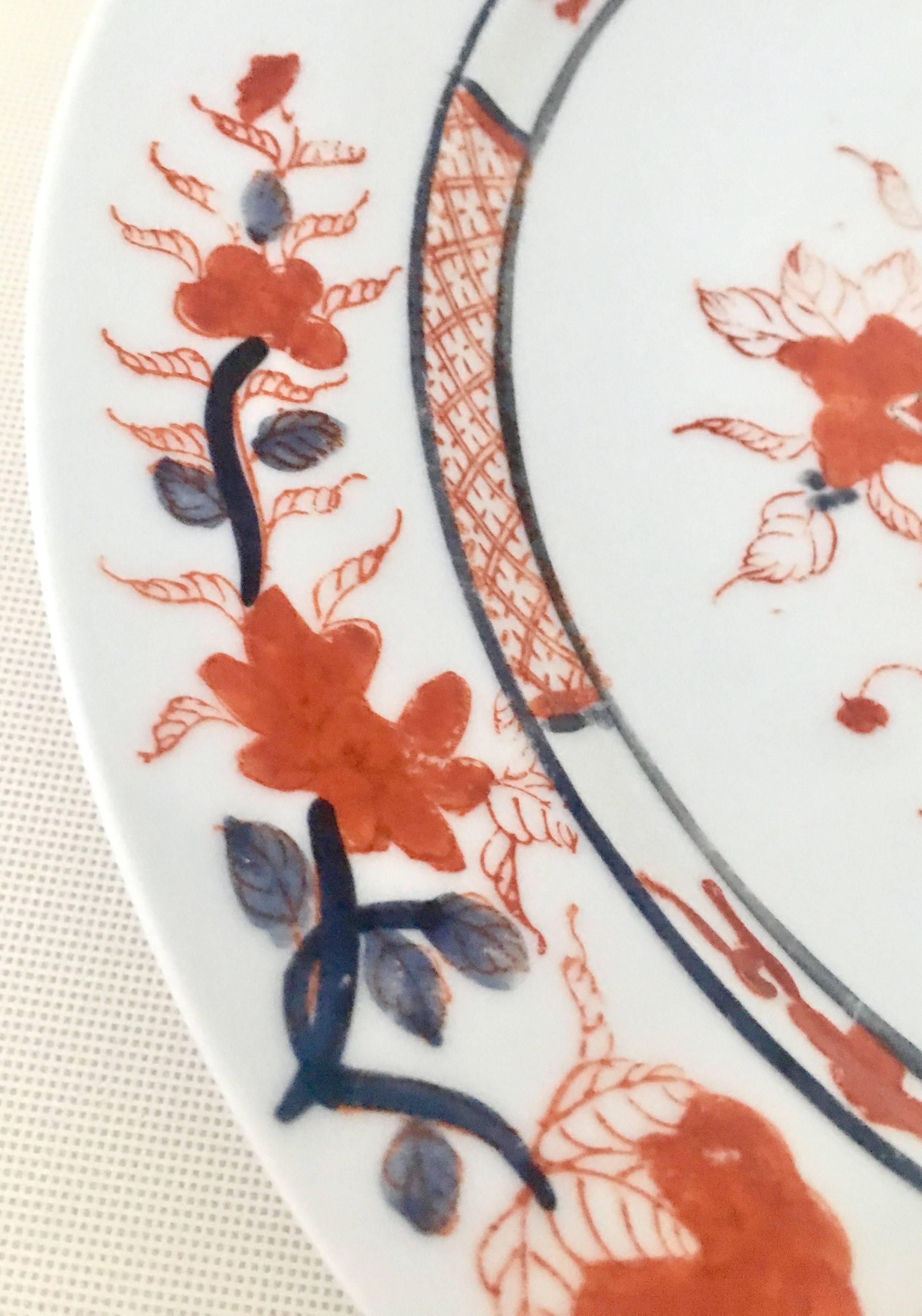 20th Century Japanese Porcelain Imari Dinnerware Set of 18 Pieces 1