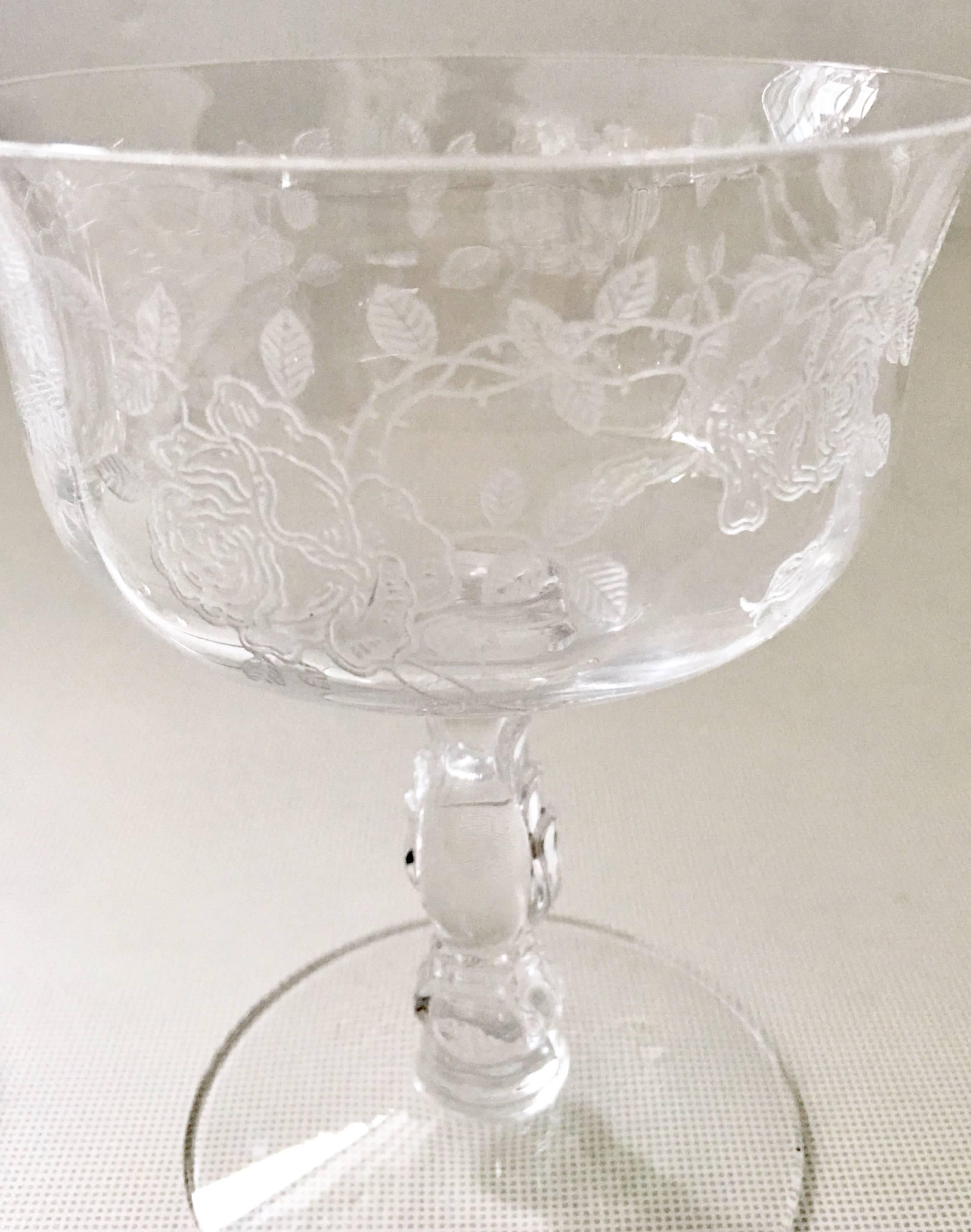 etched coupe glasses