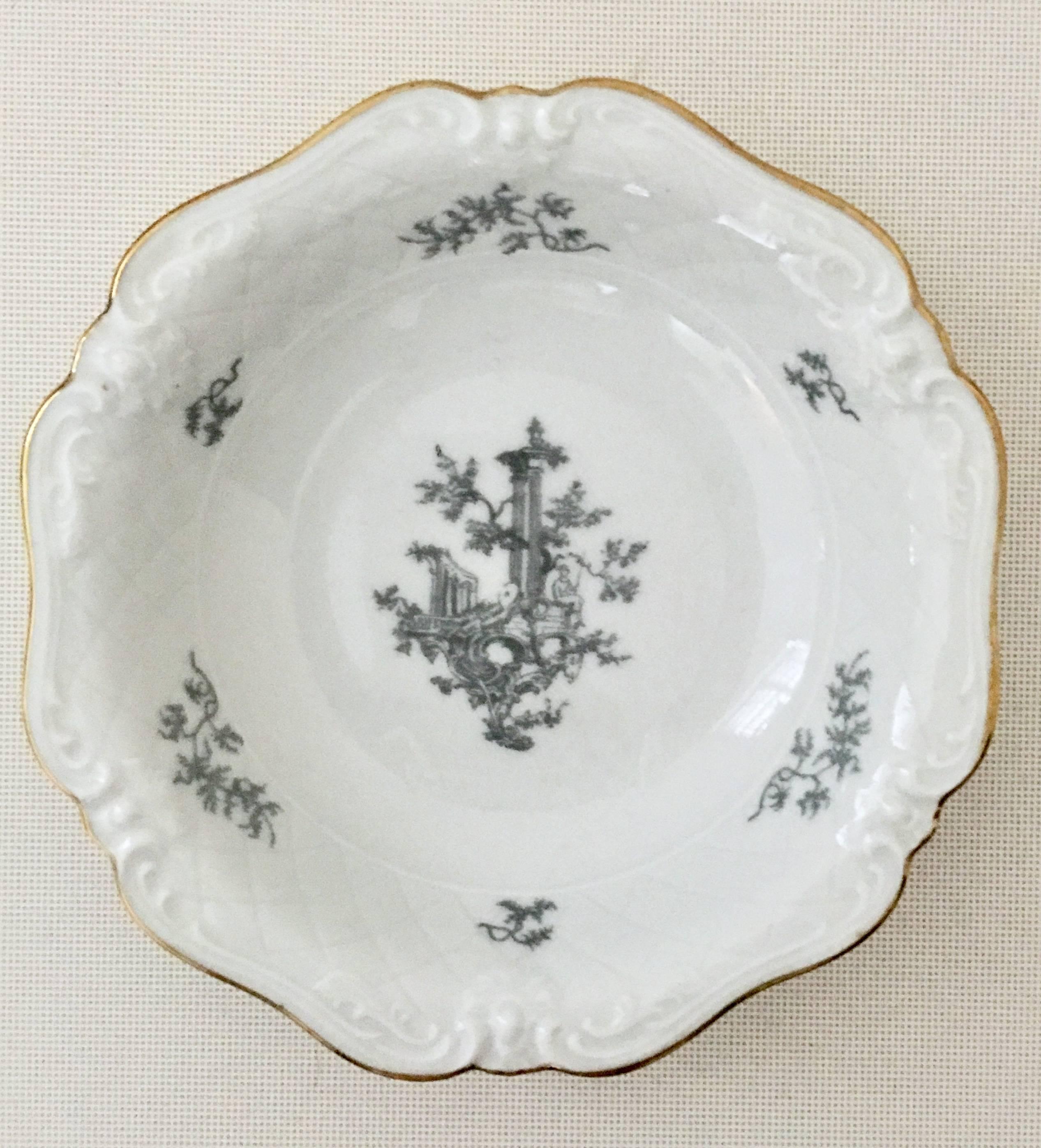 Art Nouveau 1930'S German Porcelain Dinnerware 