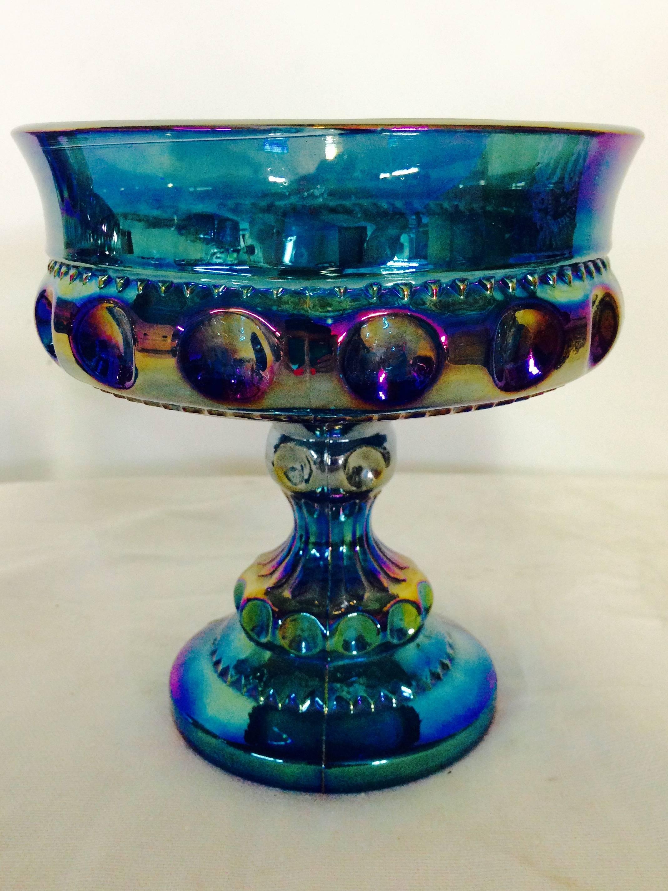 indiana glass compote