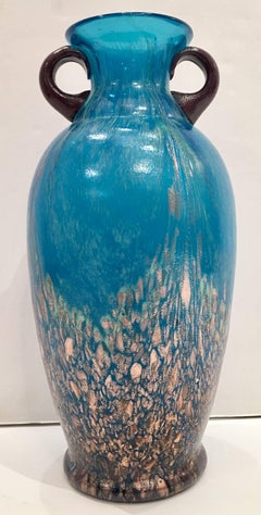 Contemporary Handblown Glass Amphora "Favrile" Vase by Dale Tiffany