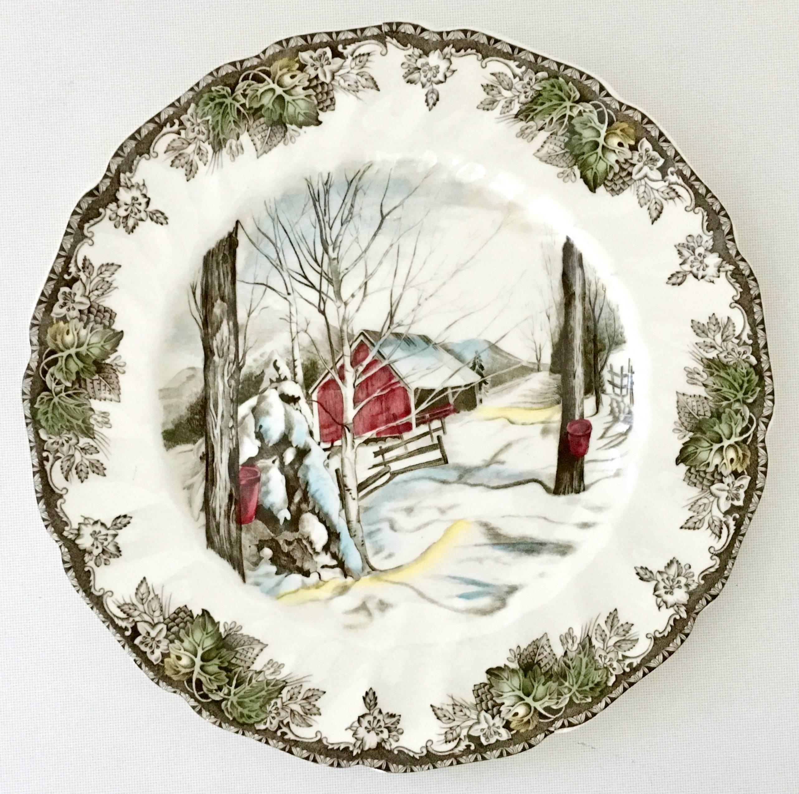 friendly village dinner plates