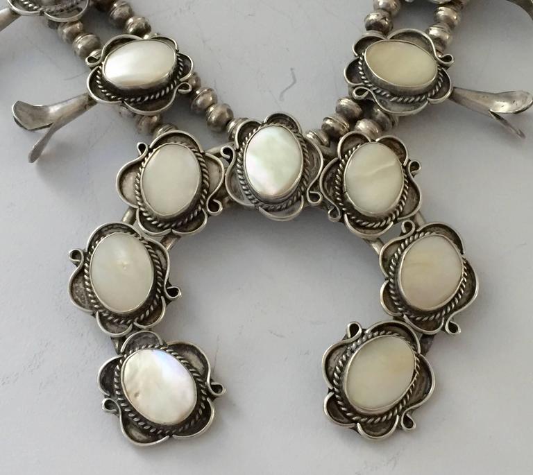 pearl Squash Blossom Necklace at 1stDibs
