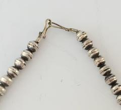 Signed, Navajo Mother-of-pearl Squash Blossom Necklace