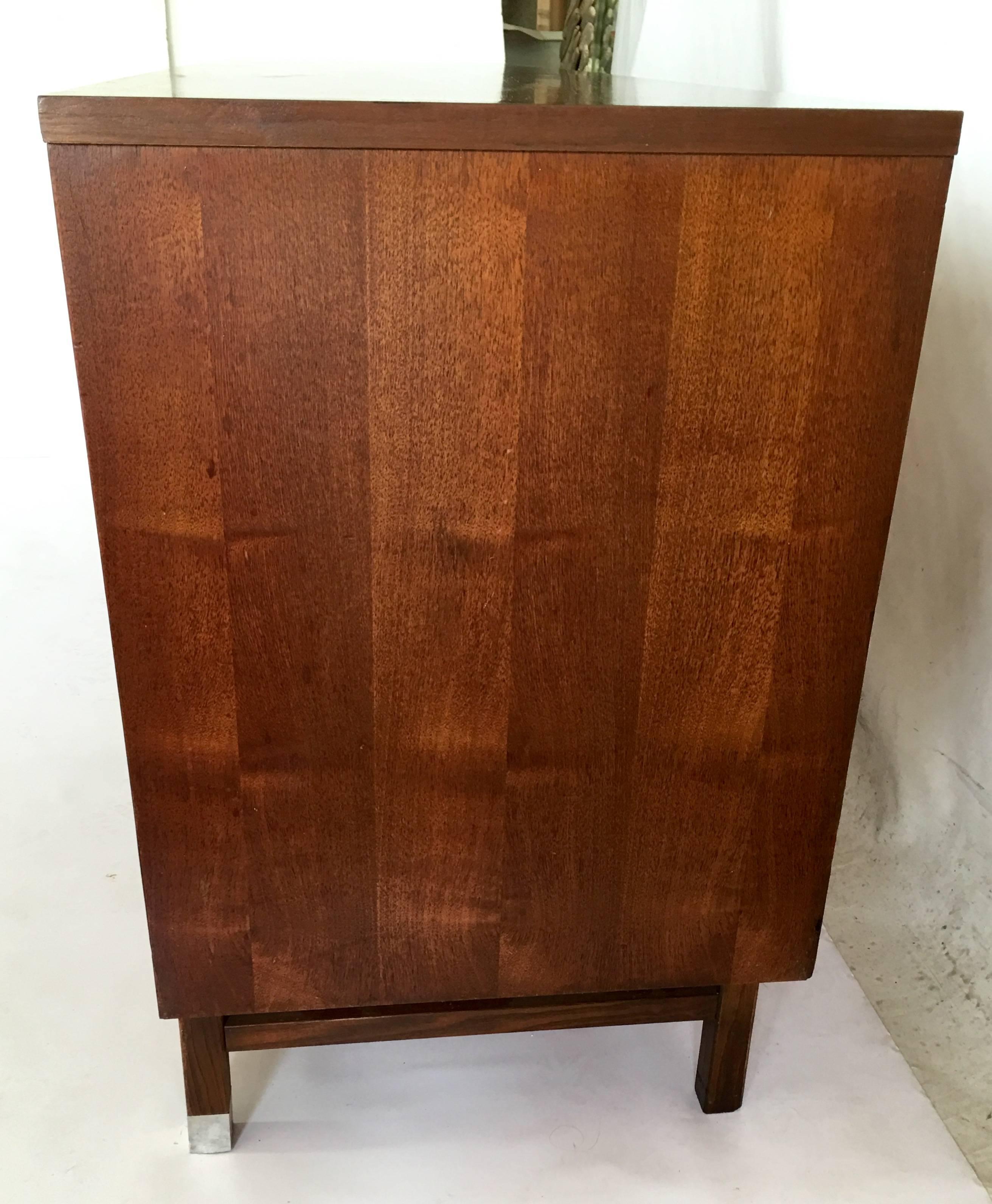 Rosewood Mid-Century Modern Inlay Sideboard by Stanley