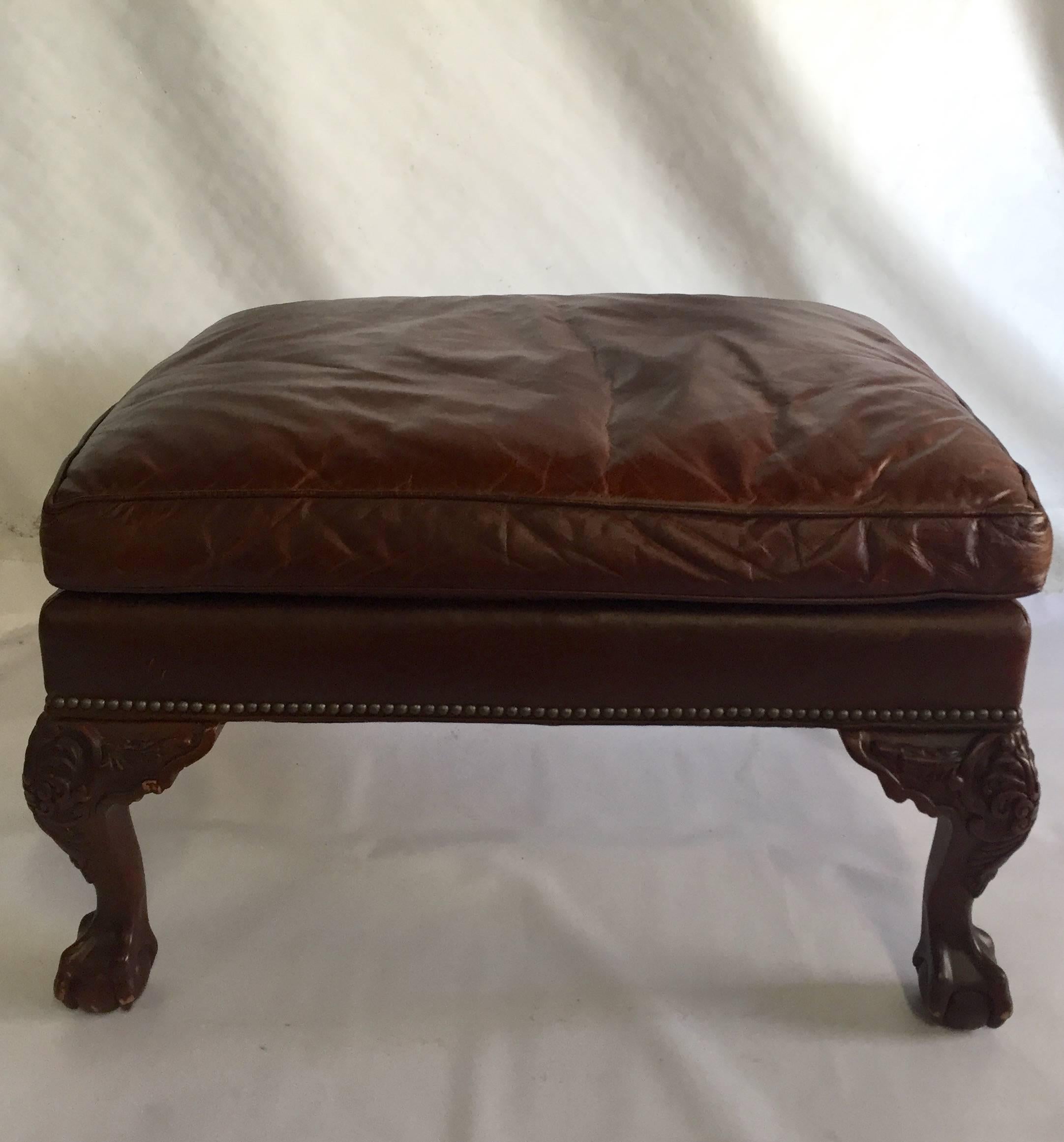 henredon chair and ottoman
