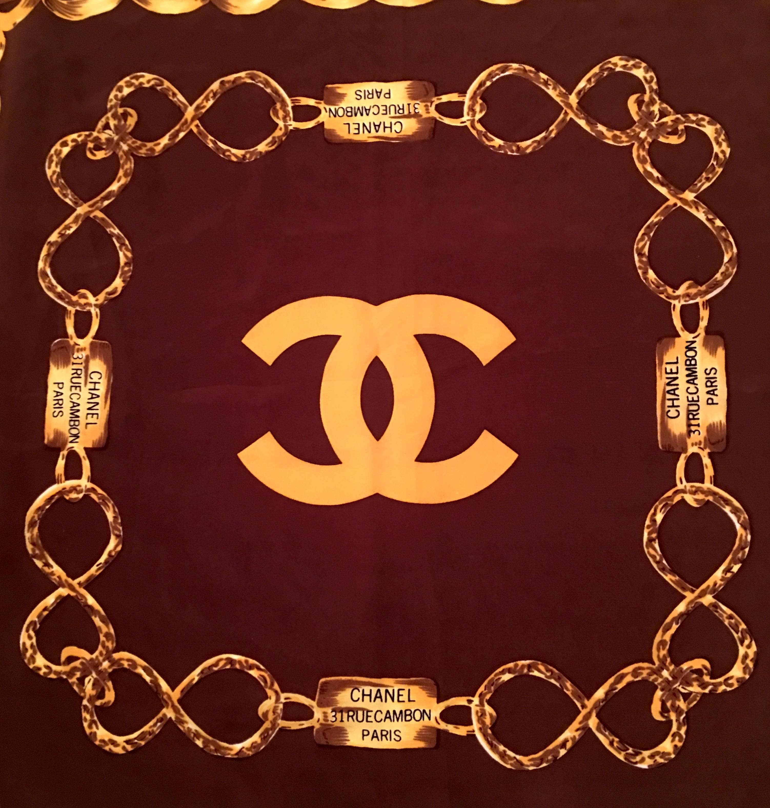 Vintage Chanel silk 33