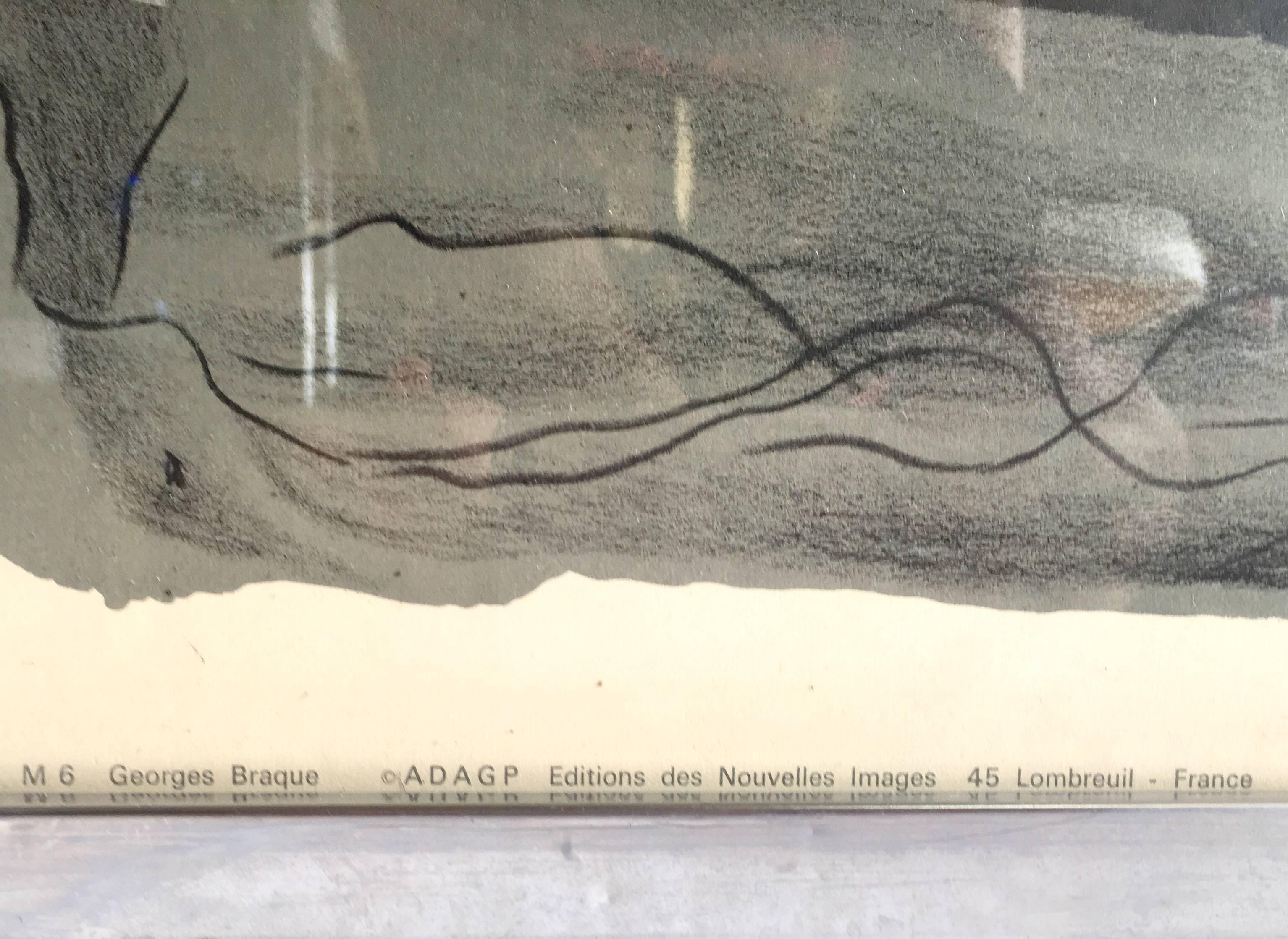 Mid-Century Modern 1960s Georges Braque 