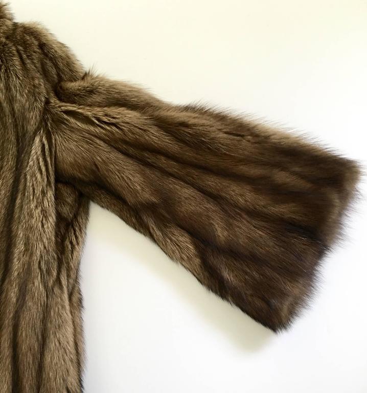 Pierre Balmain Paris Full Length Mink Fur Coat at 1stdibs