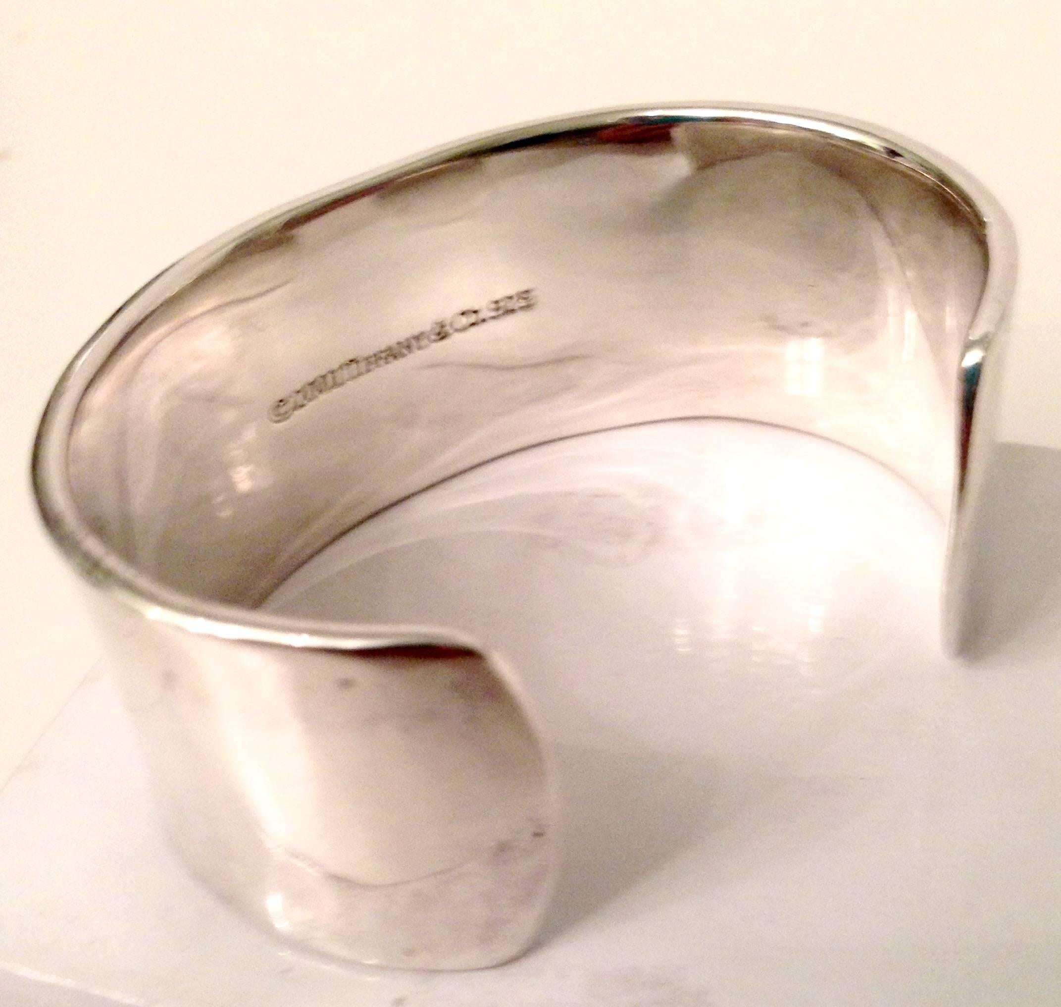 Tiffany Sterling Silver Cuff Bracelet In Excellent Condition In West Palm Beach, FL