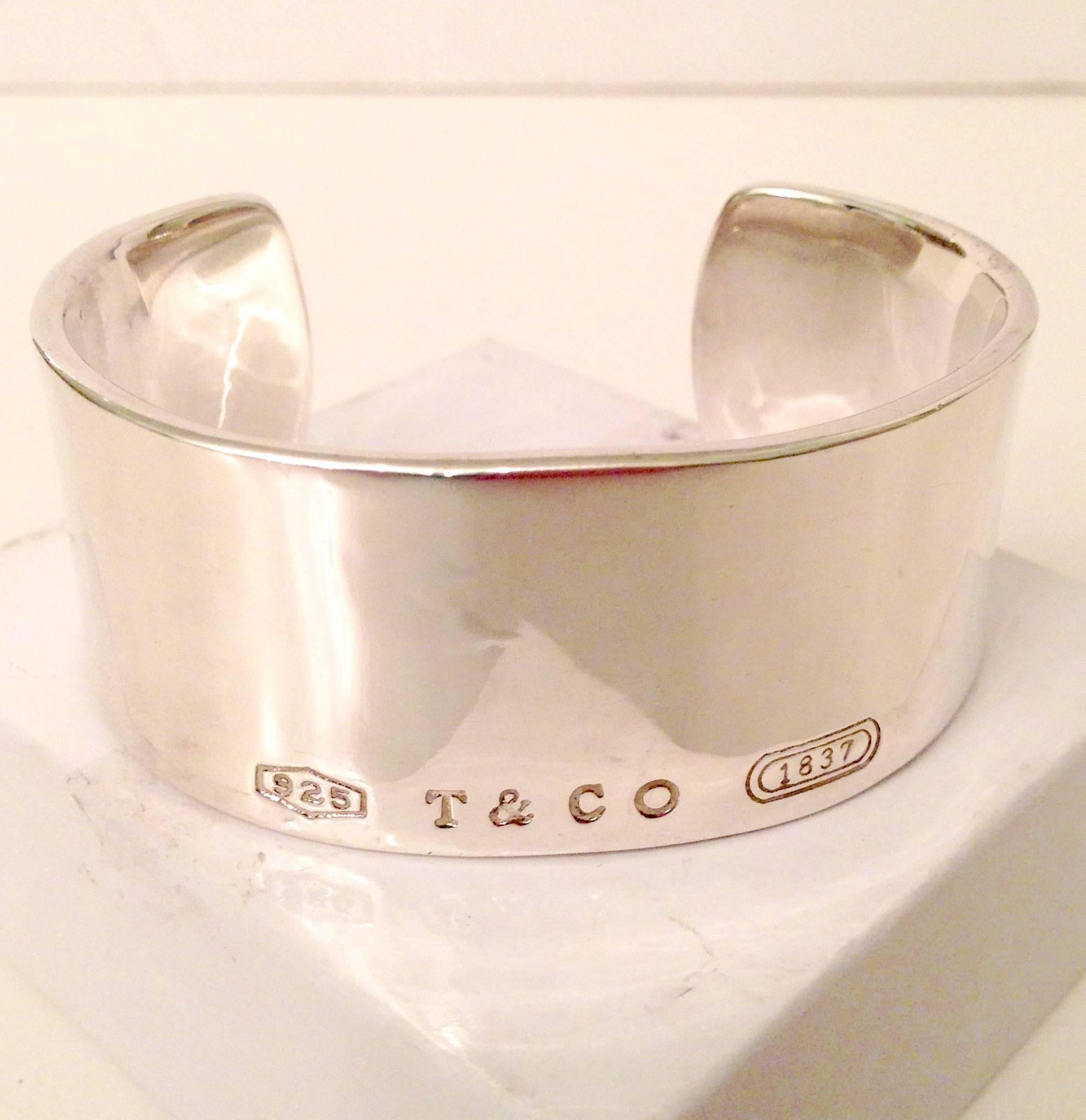 Modern Tiffany Sterling Silver Cuff Bracelet