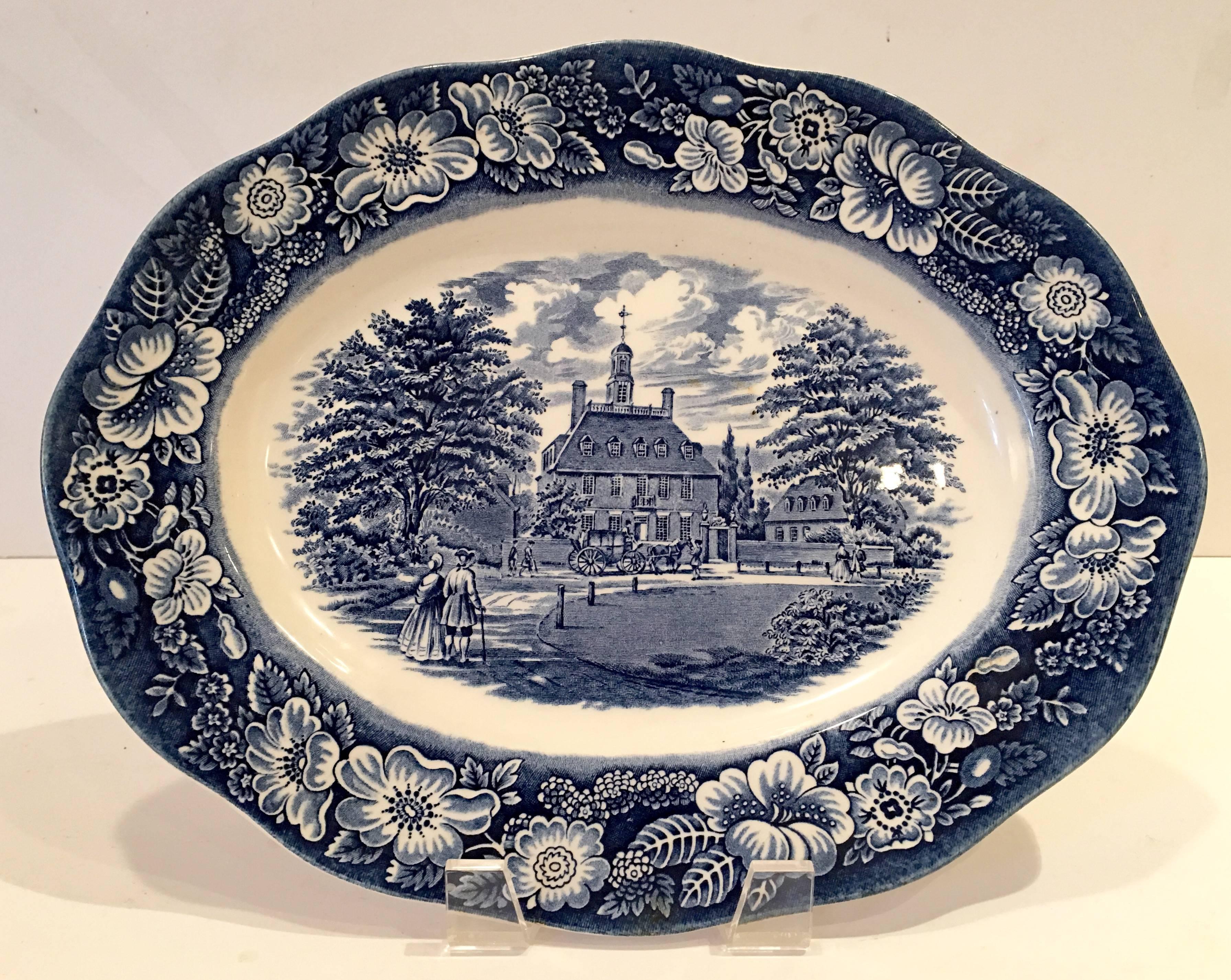 blue liberty dishes