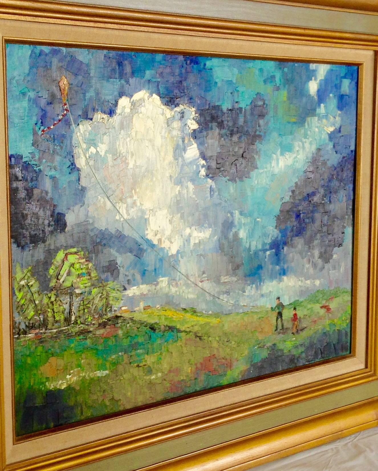1970s Charlotte Kindberg Original Oil Painting 3