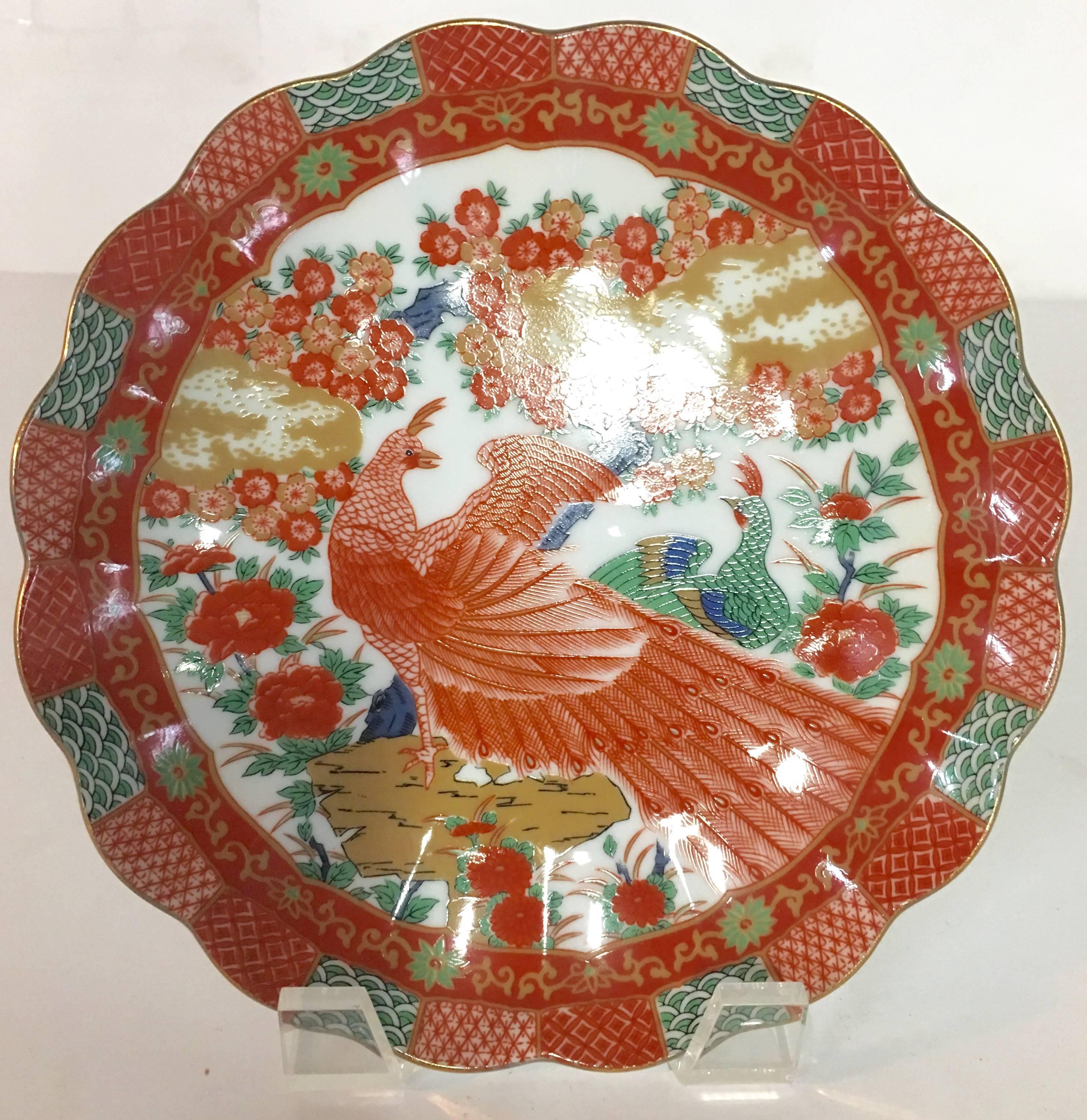 arita imari peacock china