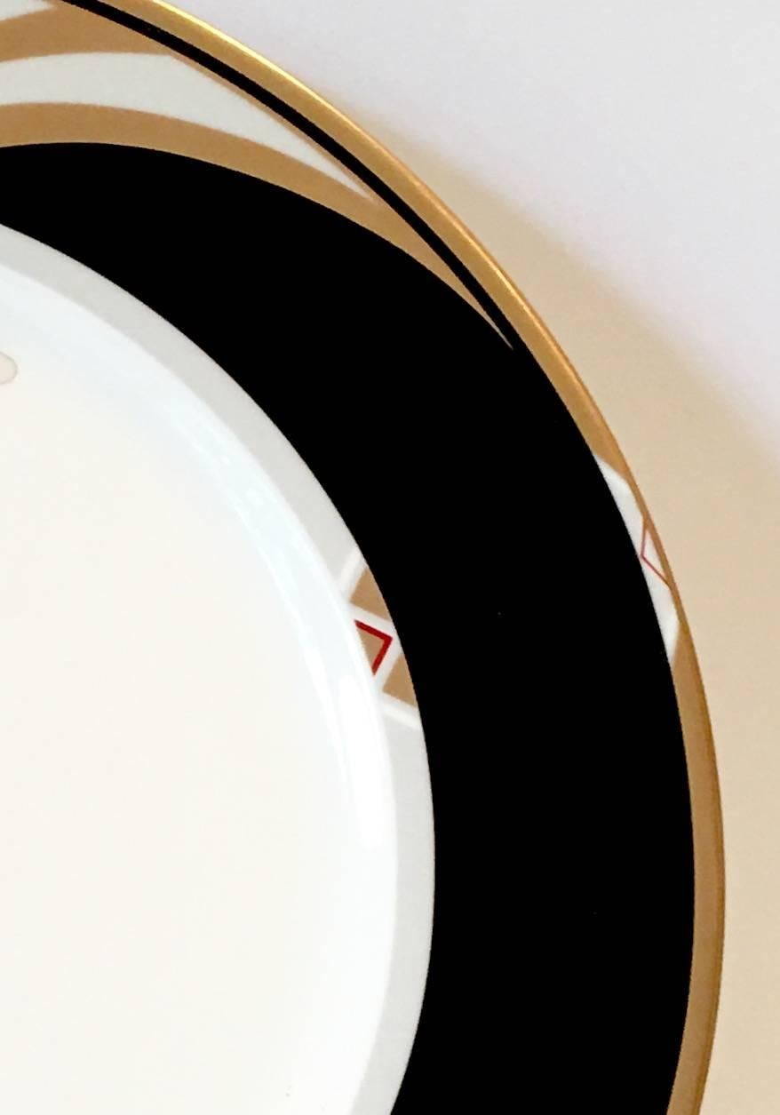 art deco plates