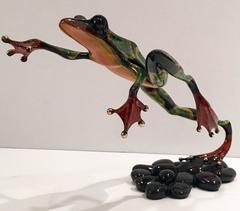 "Leap Frog" Bronze Sculpture by, Tim Cotterill Signed and Numbered LE