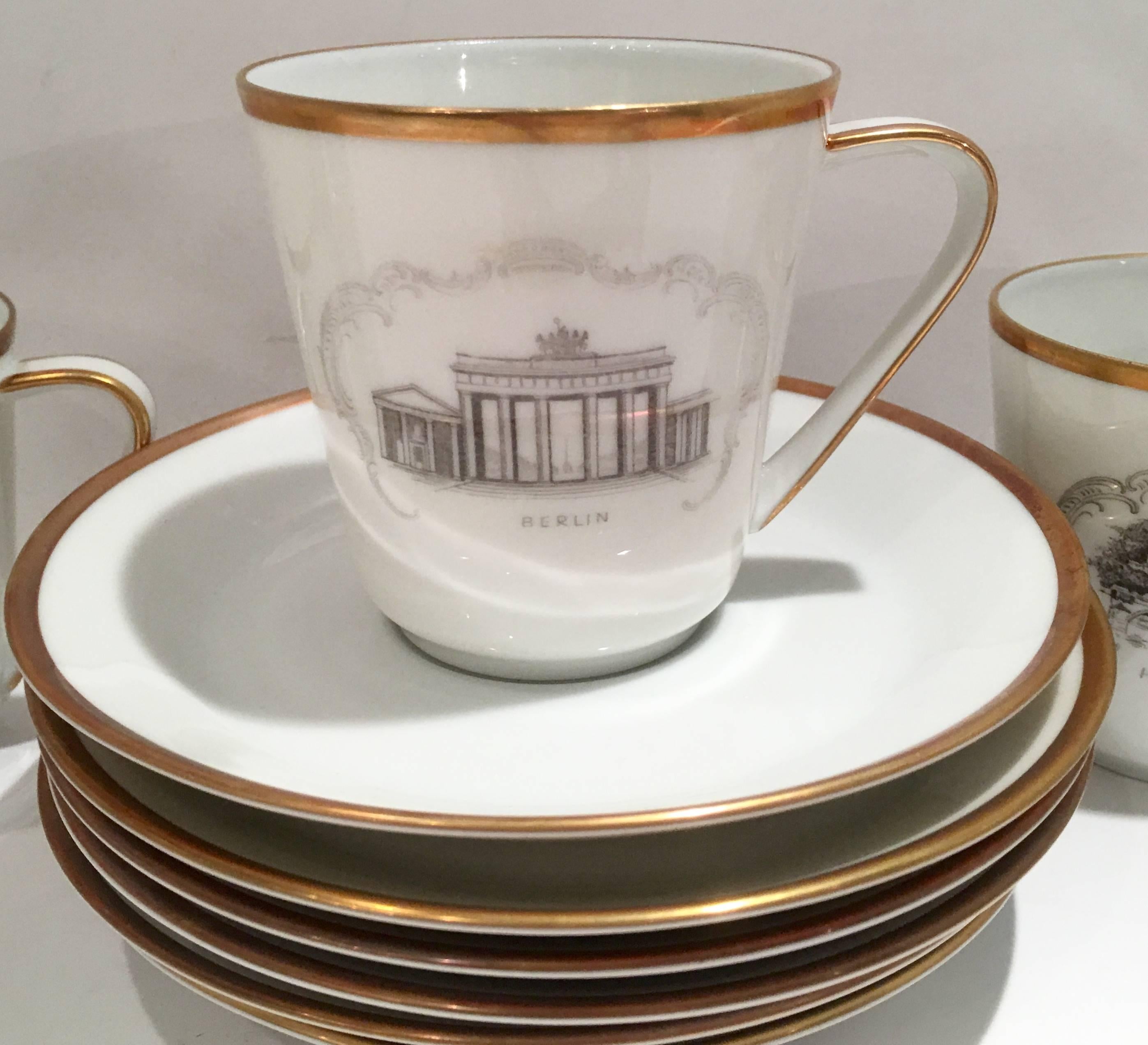 Art Deco Hapag-Lloyd Porcelain Ship Line Dessert and Coffee 33-Piece Set 3