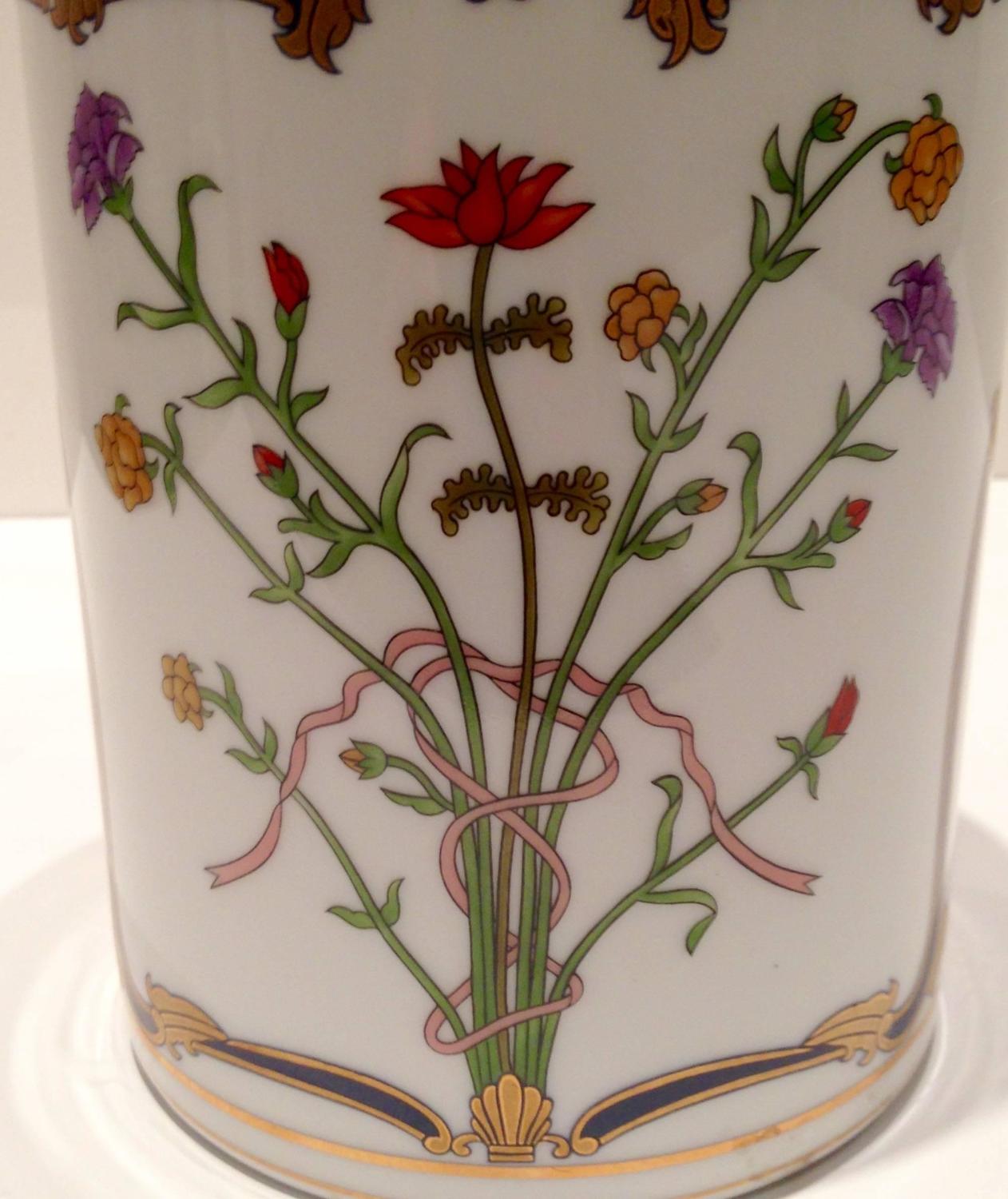 1980s Christian Dior "Renaissance" Porcelain Vase at 1stdibs