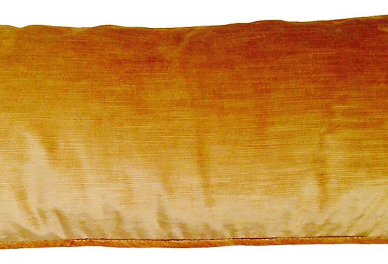 Vintage Japanese Silk Obi Kimono and Velvet Pillow at 1stdibs