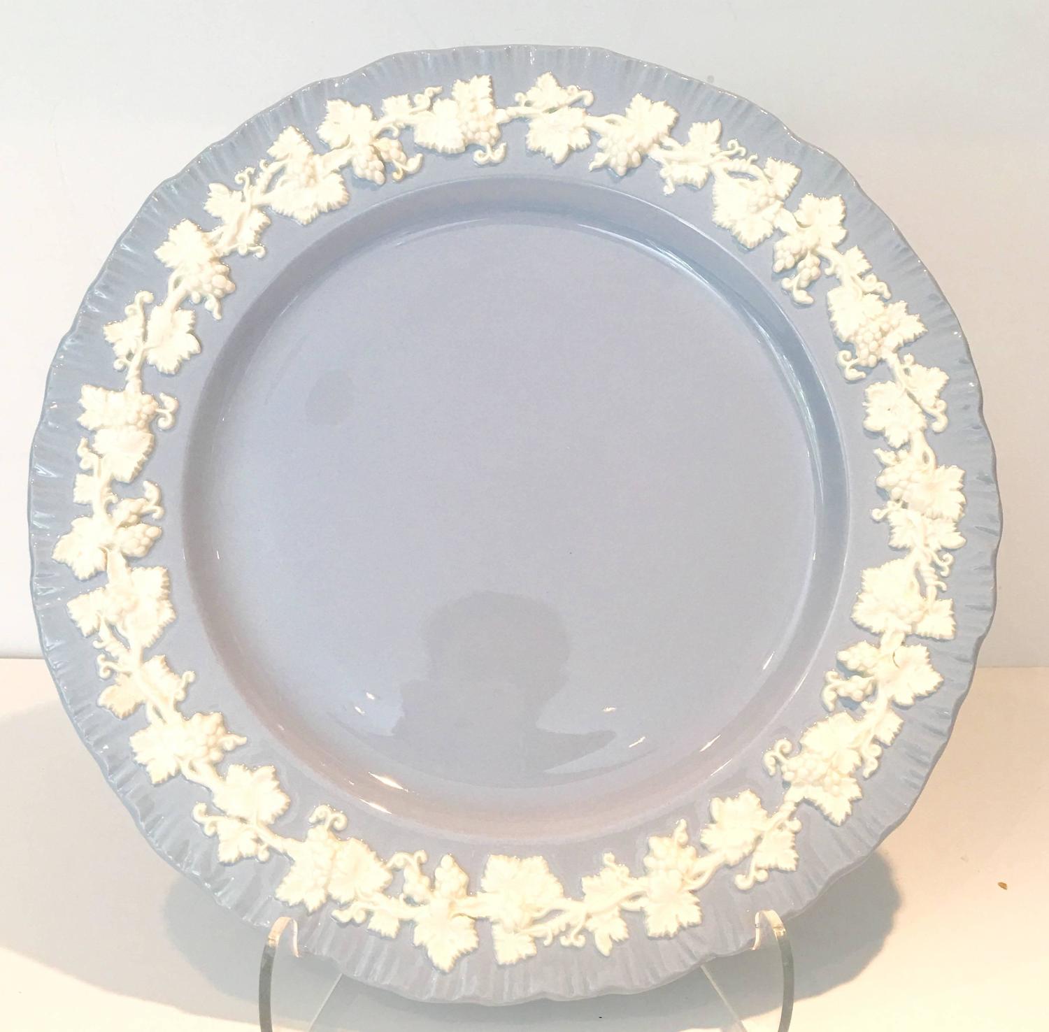 1950s Wedgwood England Embossed QueensWare, Set of 36 at 1stdibs