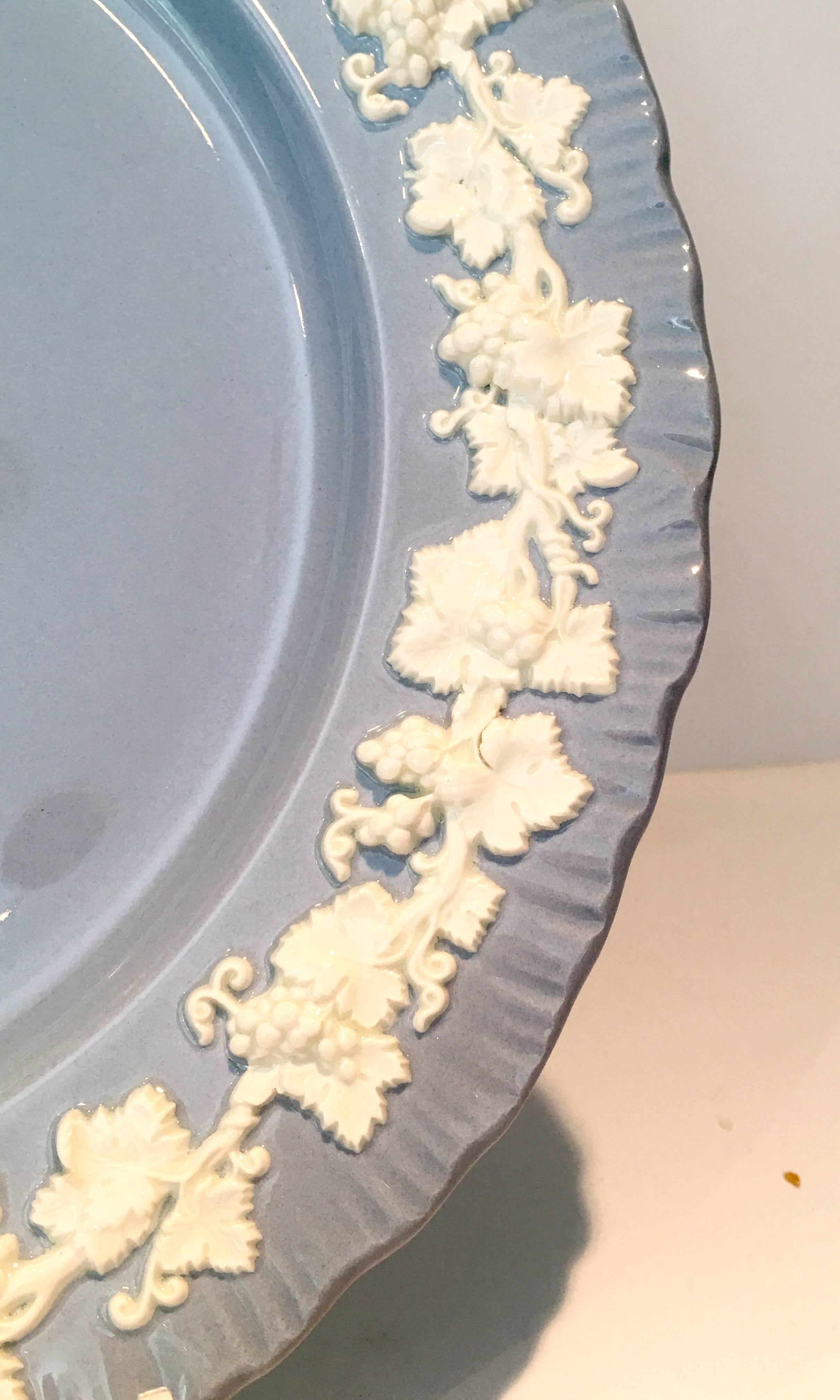 English 1950s Wedgwood England Embossed Queens-Ware, Set of 36
