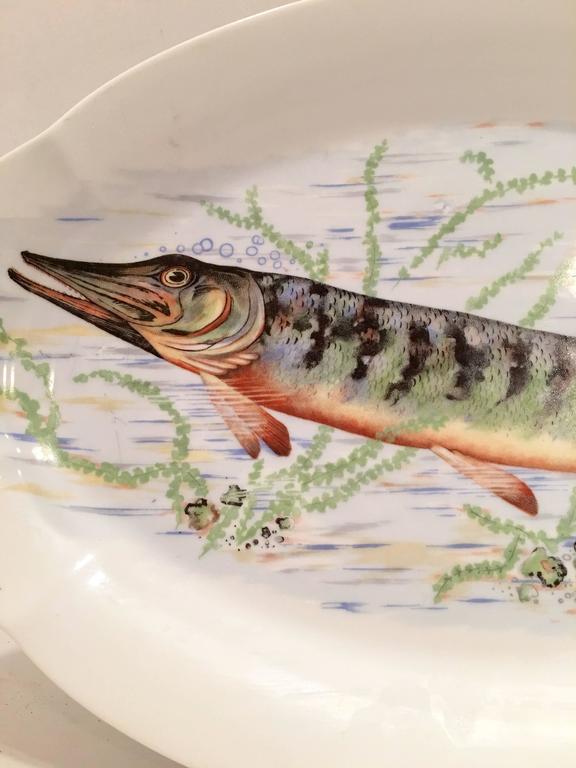 Antique French Limoge Fish Serving Platter at 1stDibs french serving