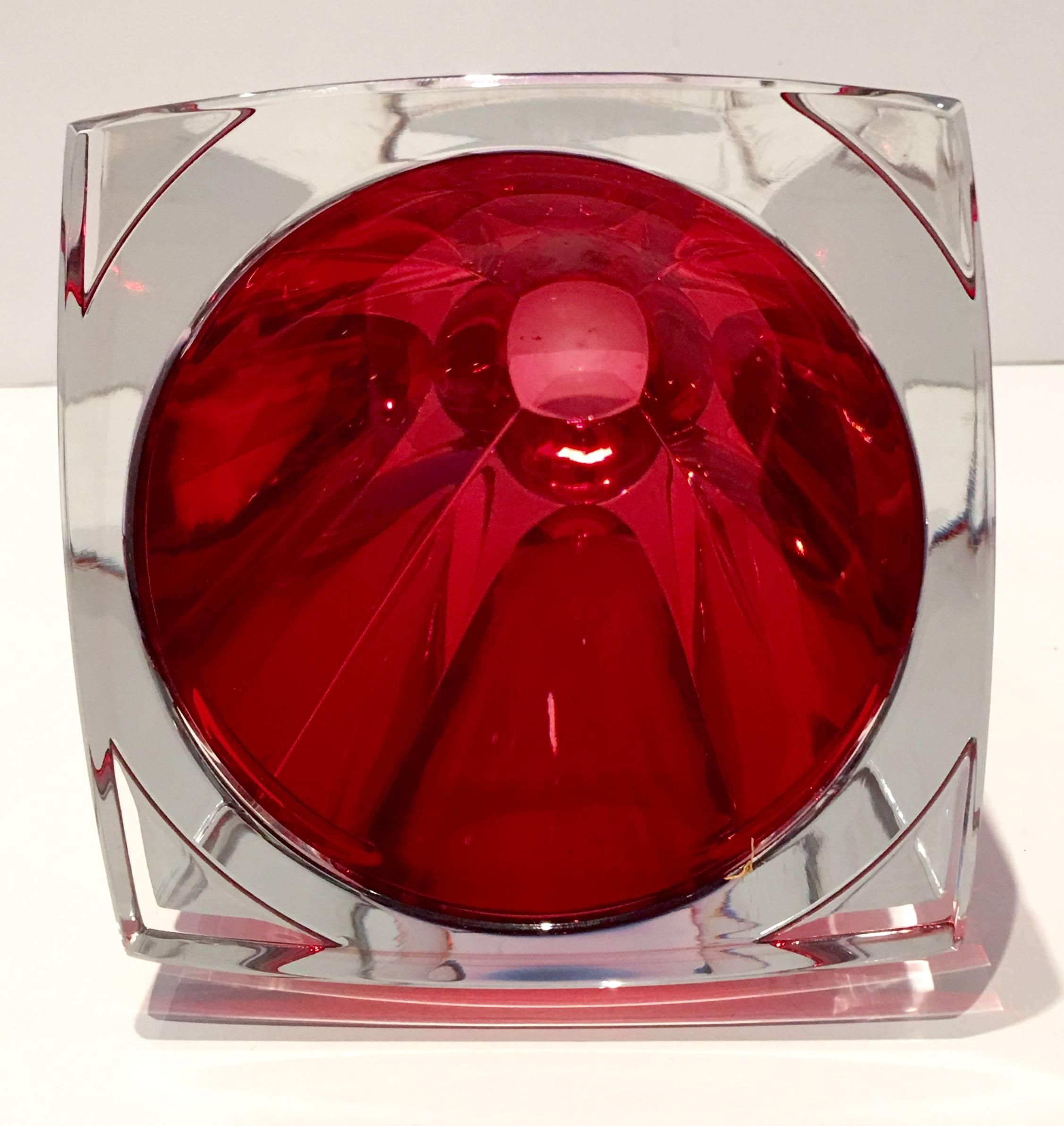 Waterford Red Crystal 