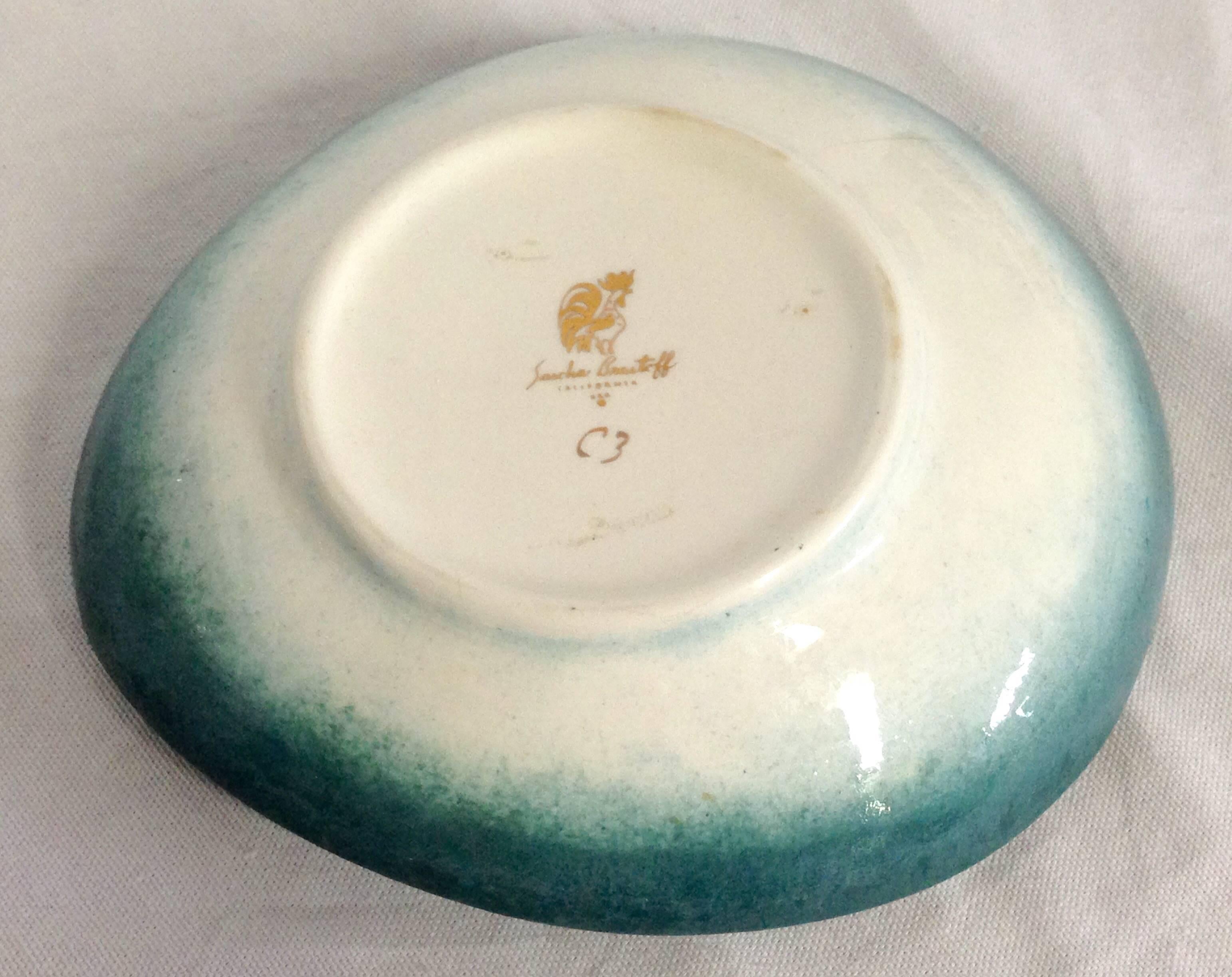 20th Century Ceramic Hand-Painted Horse Dish by Sascha Brastoff