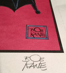 1985 Bob Kane Signed Batman Poster-Lithograph Limited Edition