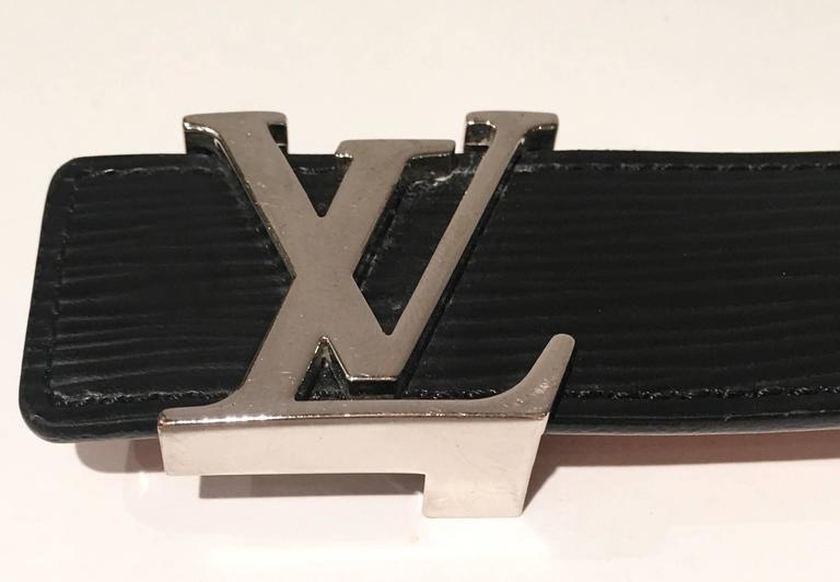 Louis Vuitton belt in cream epi leather & silver-tone buckle - DOWNTOWN  UPTOWN Genève