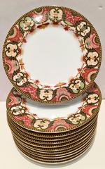 Georges Briard Imari Japan Porcelain Partial Tea & Dessert S/36