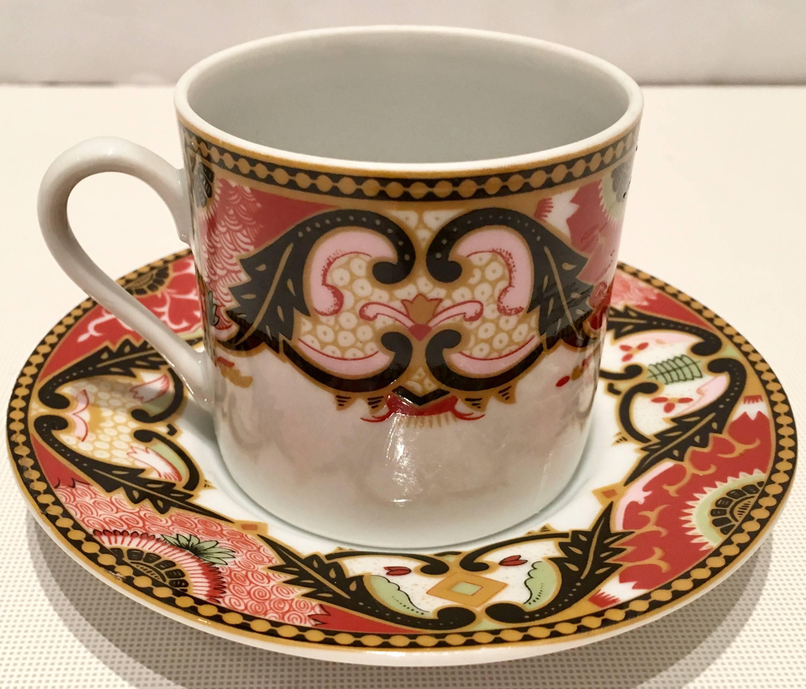 Georges Briard Imari Japan Porcelain Partial Tea & Dessert S/36 1