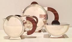 Art Deco Christofle Silver Paris Coffee/Tea Set of Six