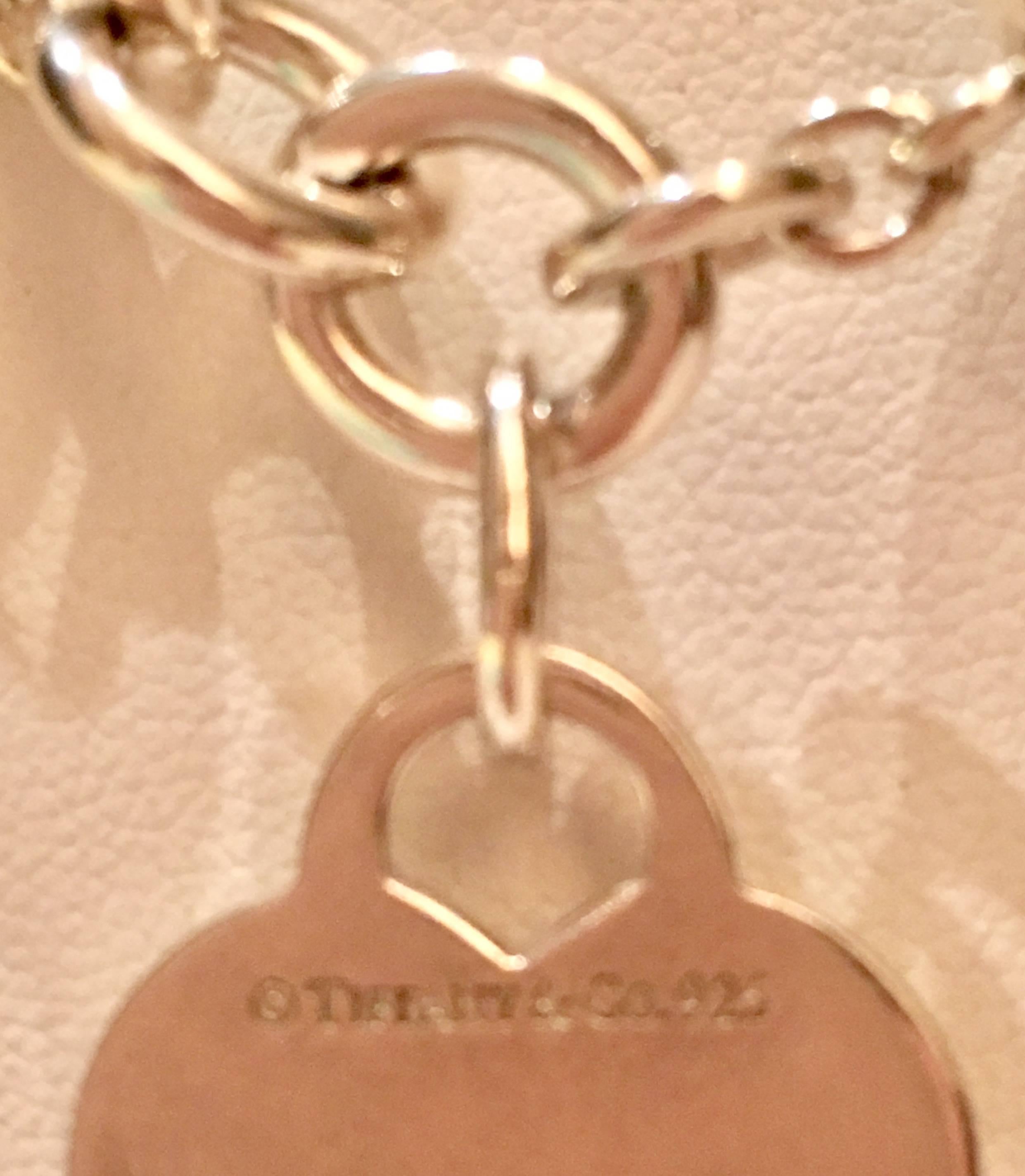 Tiffany & Co. Sterling Heart Pendant Toggle Necklace 1
